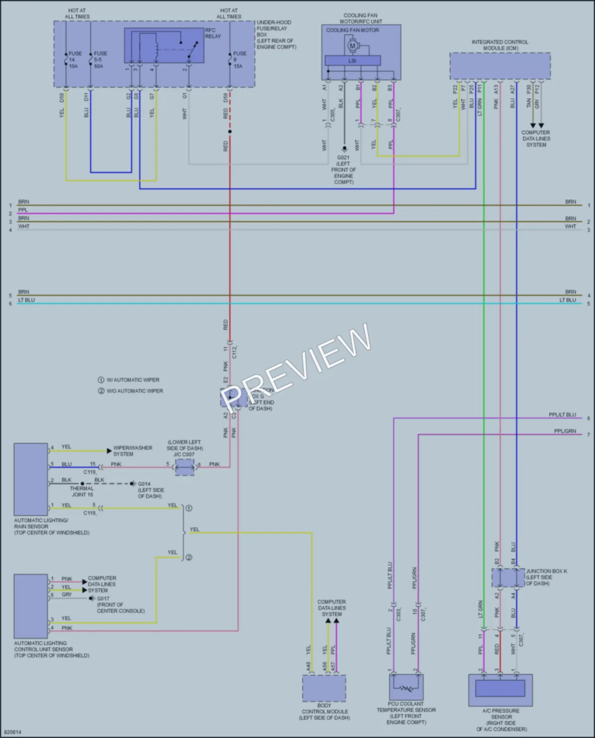 2023 Honda Accord Air Conditioning wiring diagram preview