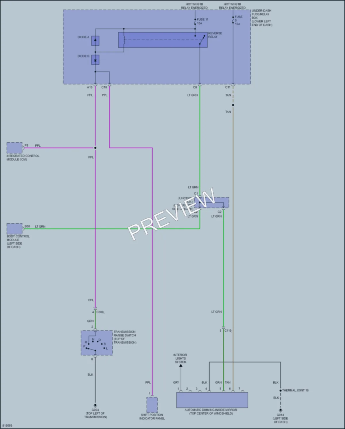 2023 Honda Accord Power Mirrors wiring diagram preview