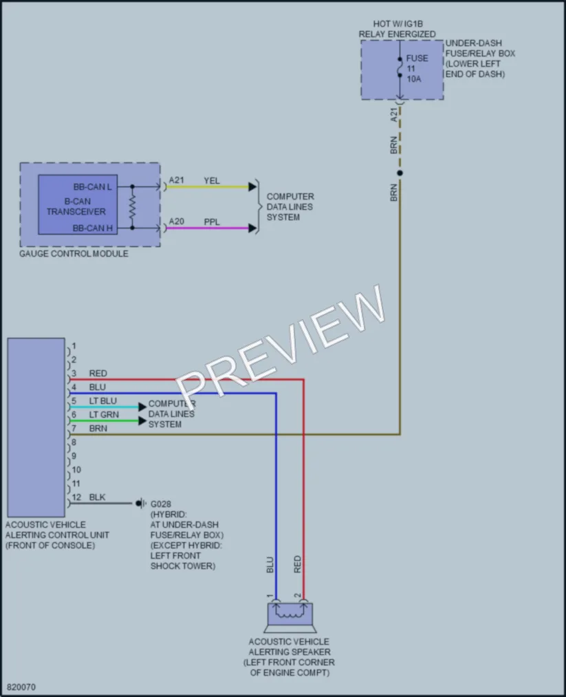 2023 Honda AccordHybrid Active Bodyworks wiring diagram preview