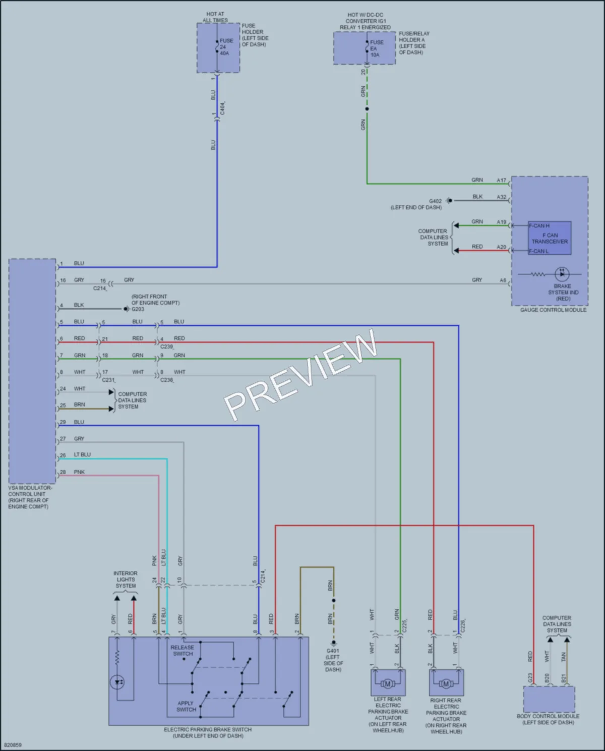 2023 Honda Odyssey Shift Interlock wiring diagram preview