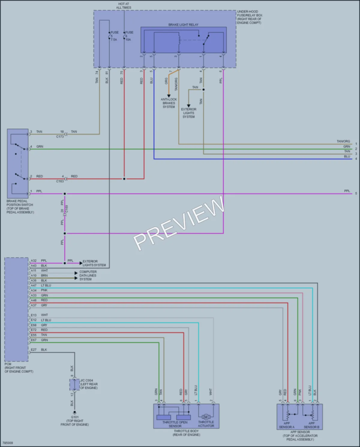 2023 Honda Passport Cruise Control wiring diagram preview