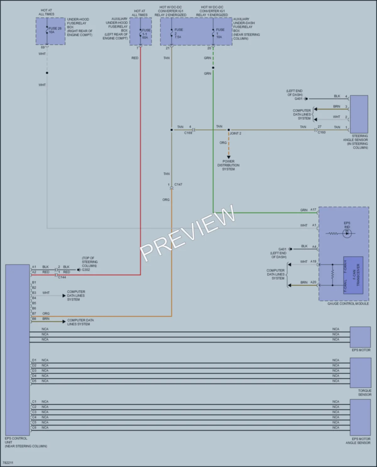 2023 Honda Passport Electronic Power Steering wiring diagram preview