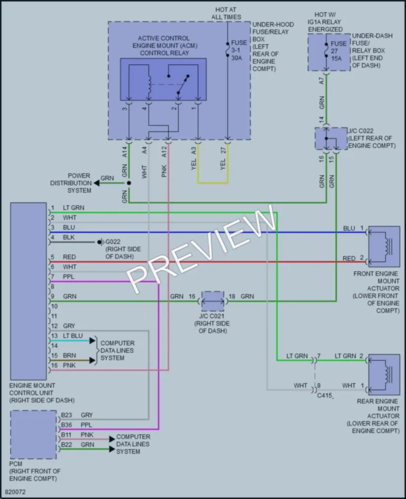 2023 Honda Pilot Active Bodyworks wiring diagram preview