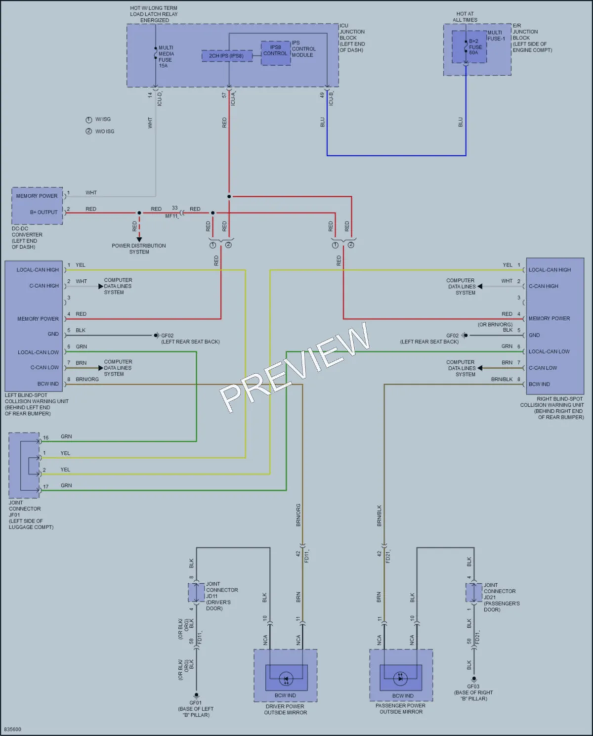 2023 Hyundai ElantraHybrid Navigation wiring diagram preview