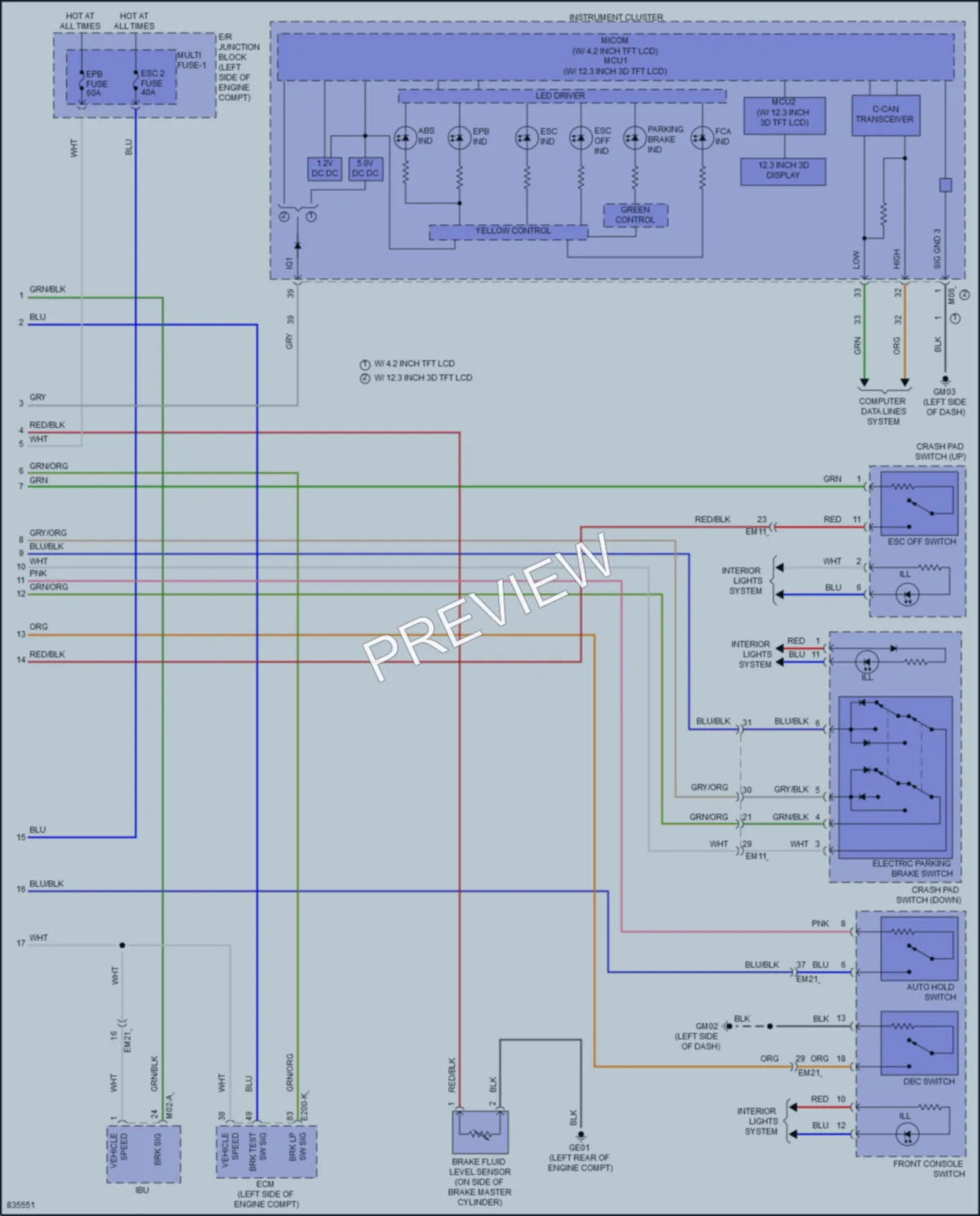 2023 Hyundai Palisade Anti Lock Brakes wiring diagram preview