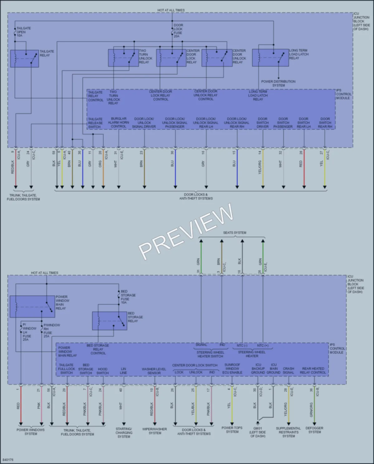 2023 Hyundai SantaCruz Body Control Modules wiring diagram preview