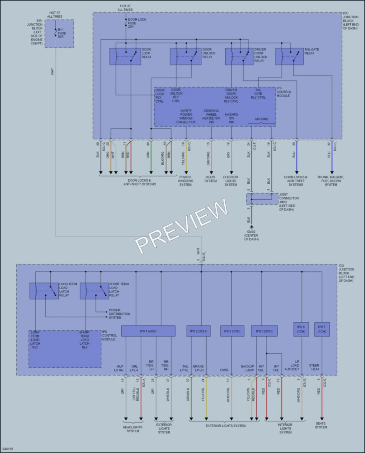 2023 Hyundai SantaFe Body Control Modules wiring diagram preview