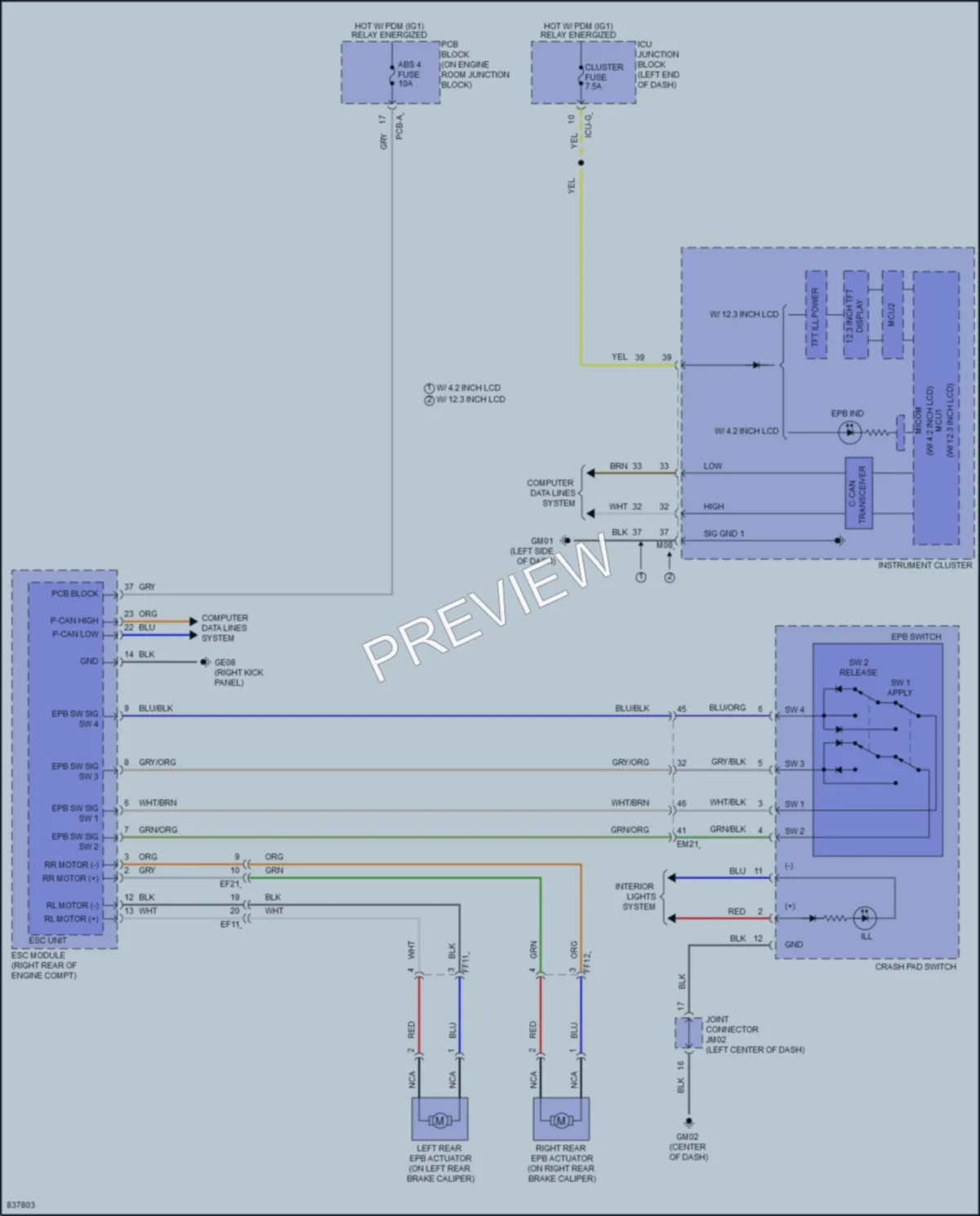 2023 Hyundai SantaFe Shift Interlock wiring diagram preview