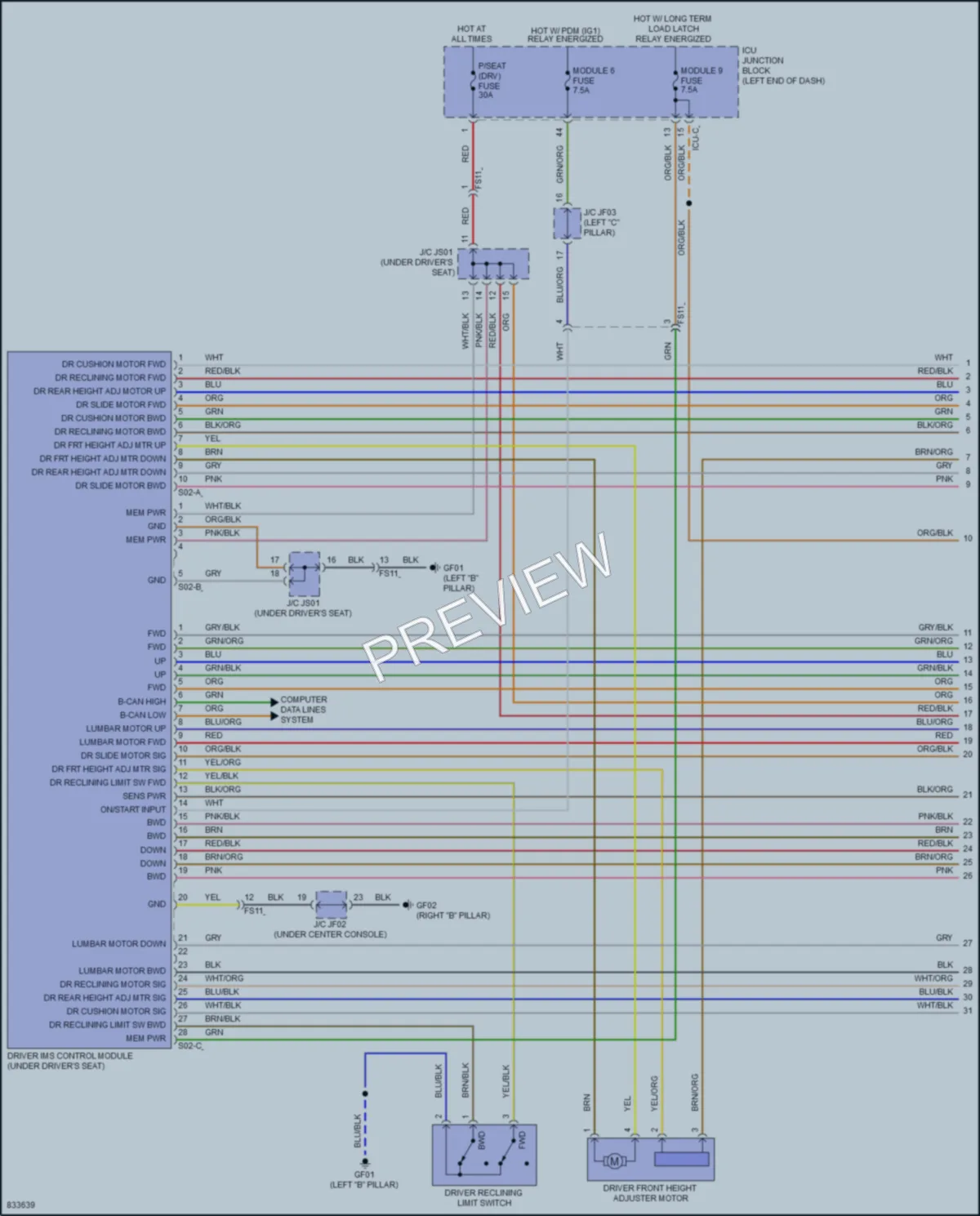 2023 Hyundai SantaFeHybrid Memory Systems wiring diagram preview