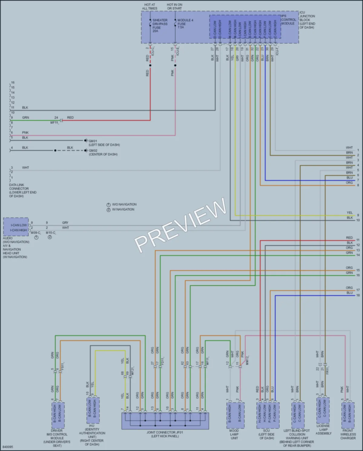 2023 Hyundai SantaFePlugIn Computer Data Lines wiring diagram preview