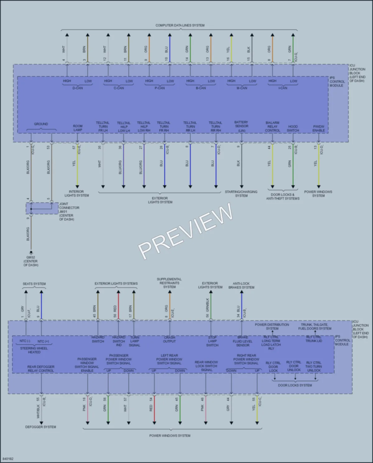 2023 Hyundai Sonata Body Control Modules wiring diagram preview