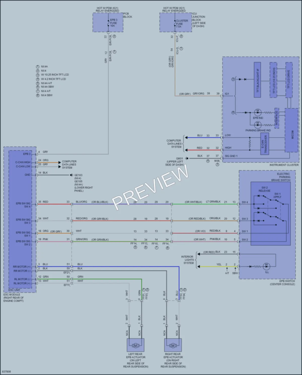 2023 Hyundai TucsonPlugIn Shift Interlock wiring diagram preview