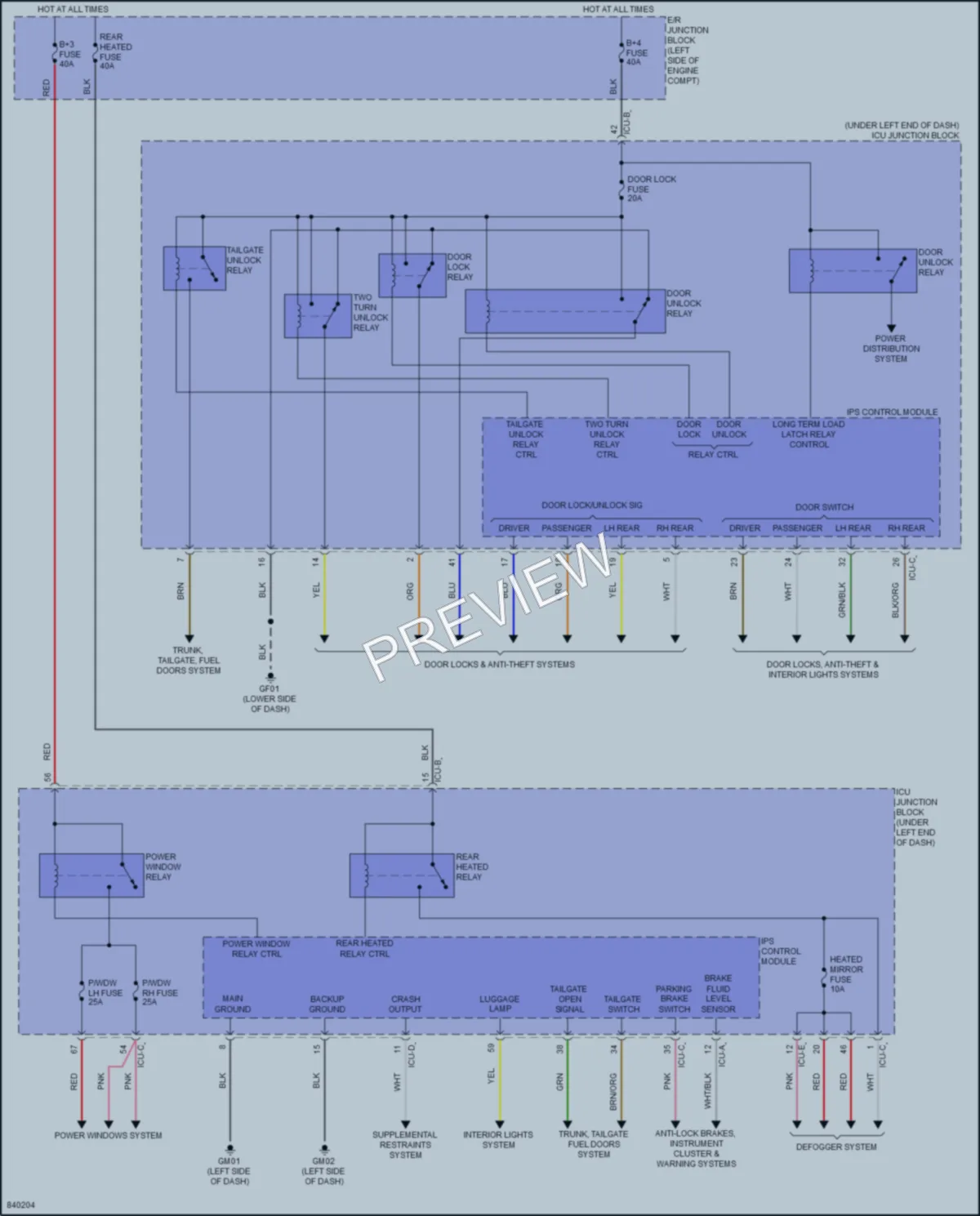 2023 Hyundai Venue Body Control Modules wiring diagram preview