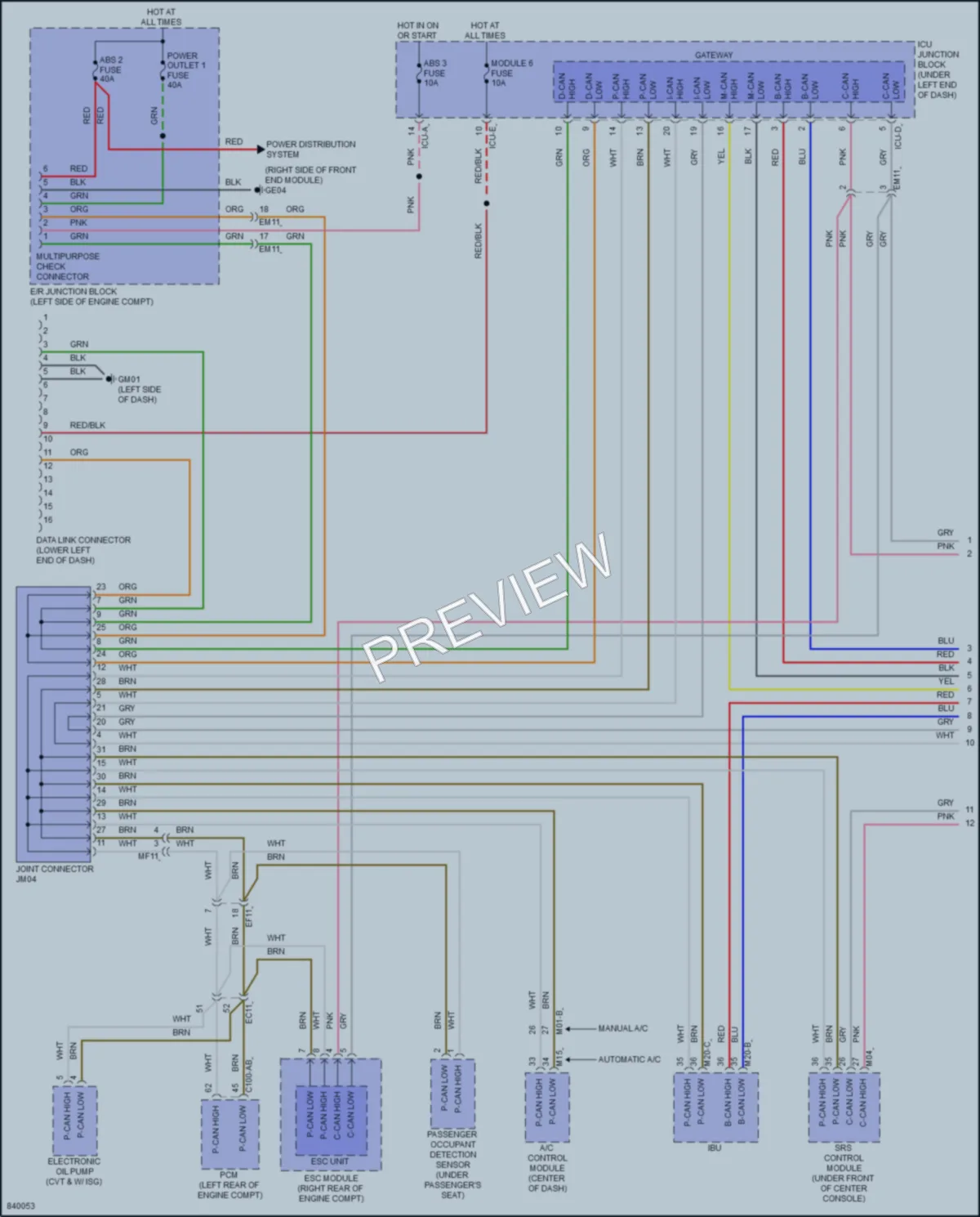 2023 Hyundai Venue Computer Data Lines wiring diagram preview