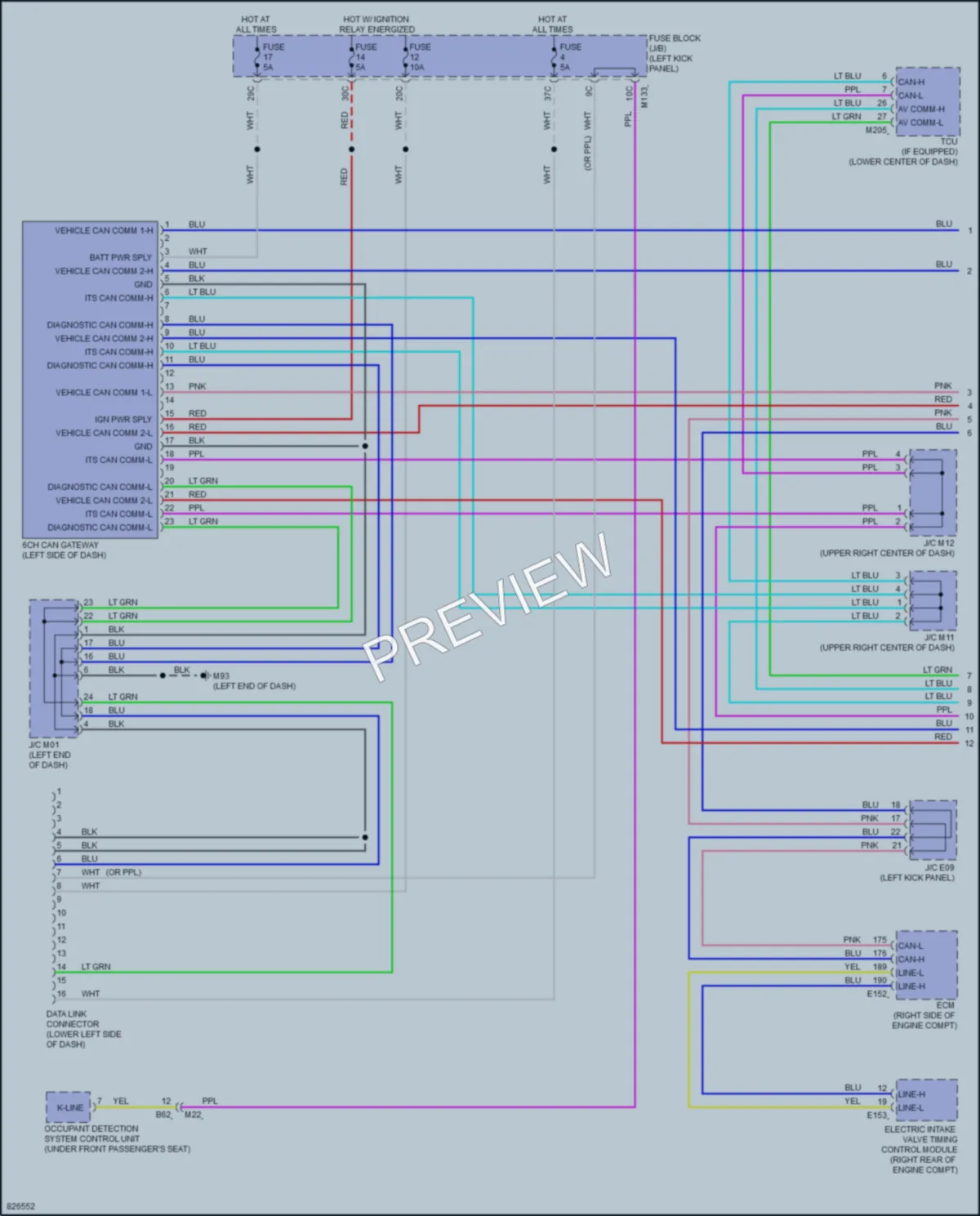 2023 Infiniti Q50 Computer Data Lines wiring diagram preview