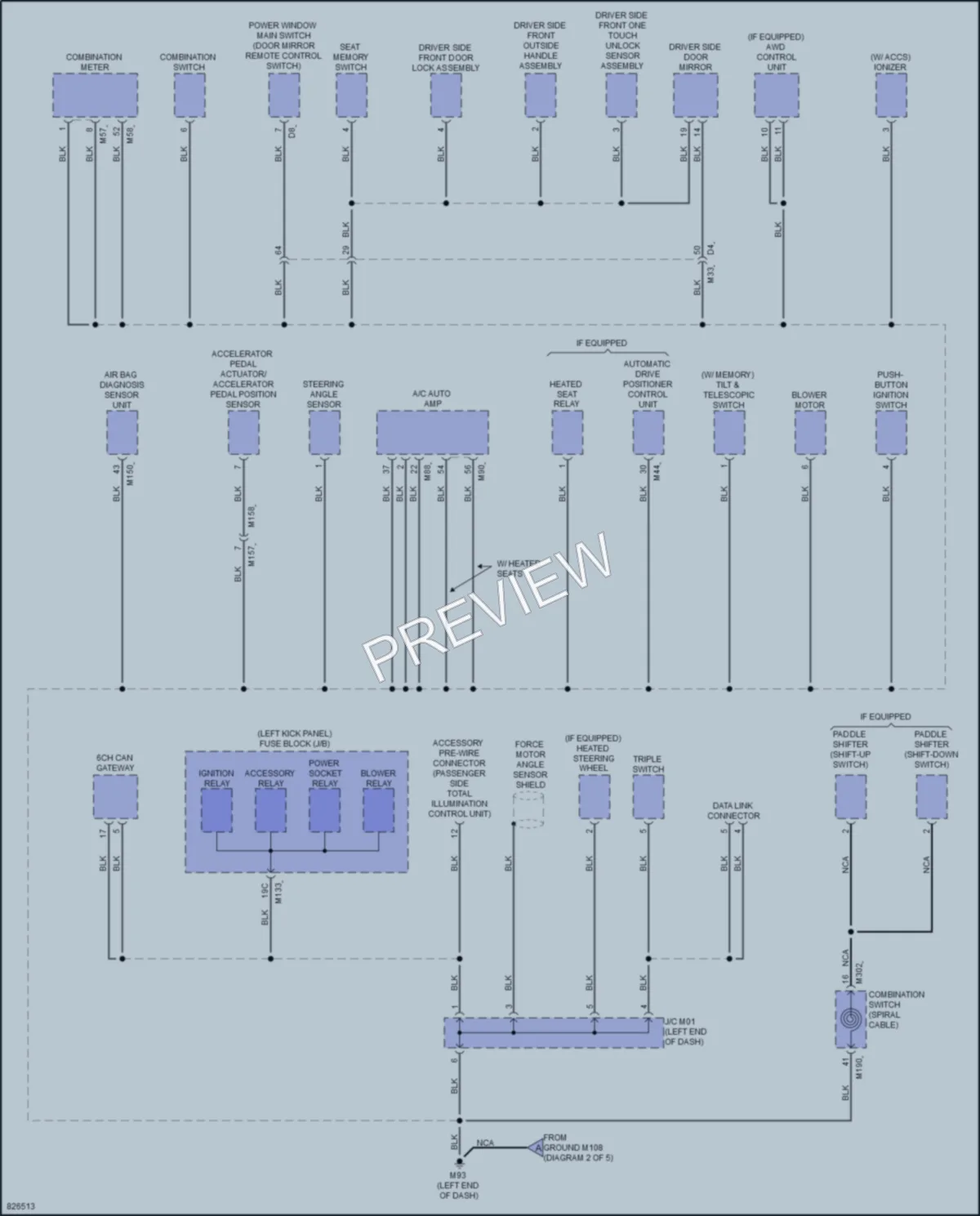 2023 Infiniti Q50 Ground Distribution wiring diagram preview