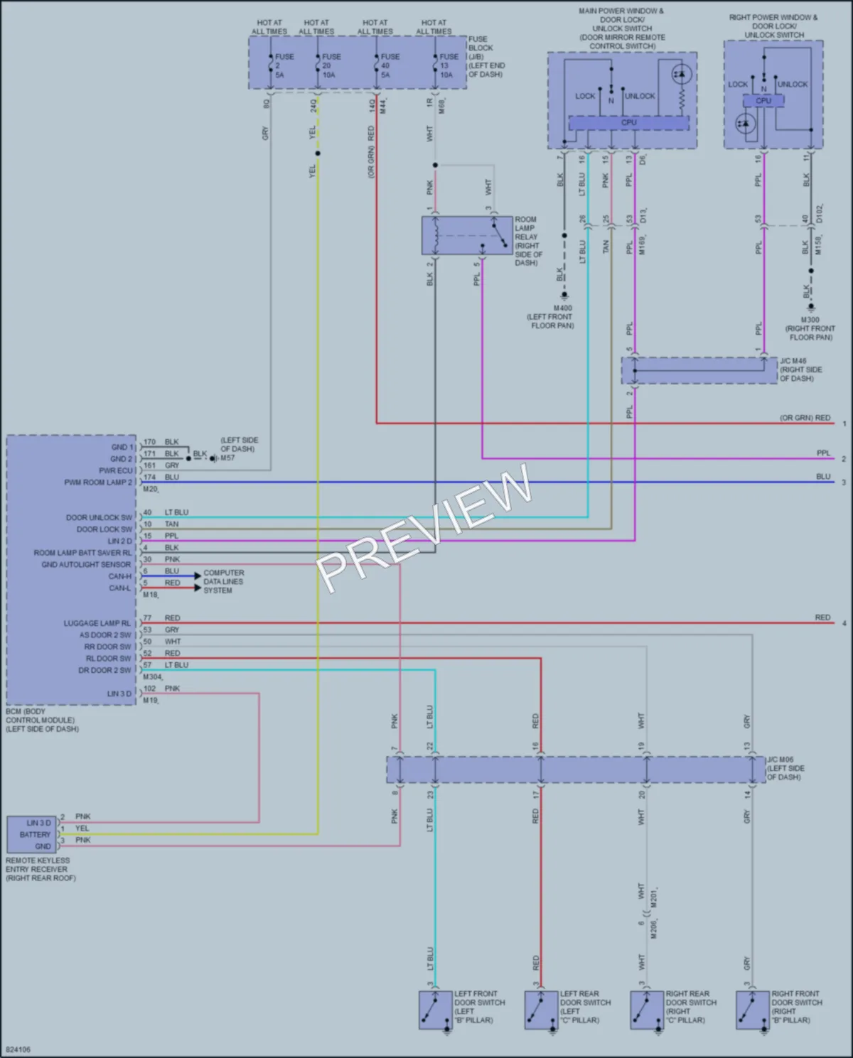 2023 Infiniti QX50 Interior Lights wiring diagram preview