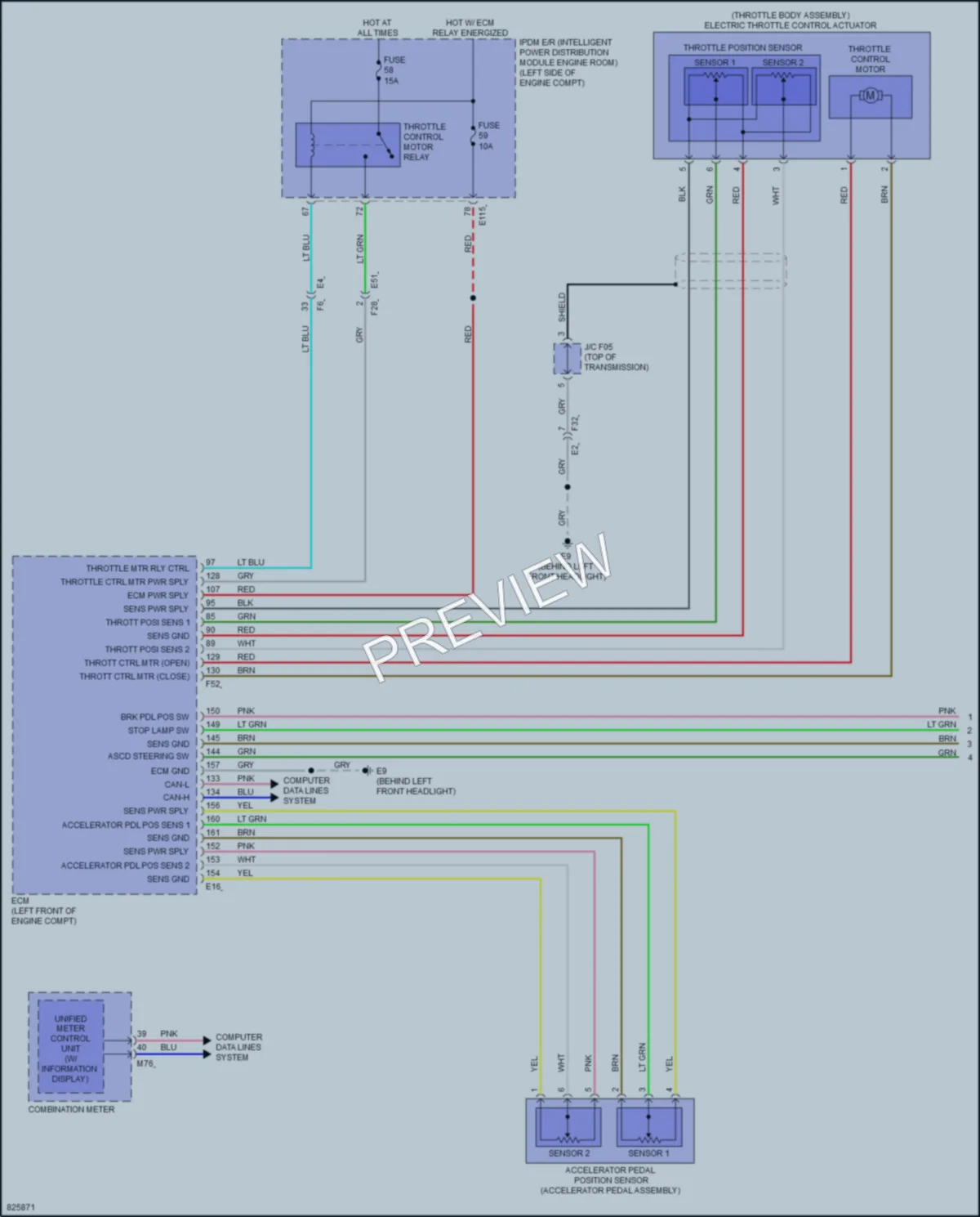 2023 Infiniti QX55 Cruise Control wiring diagram preview