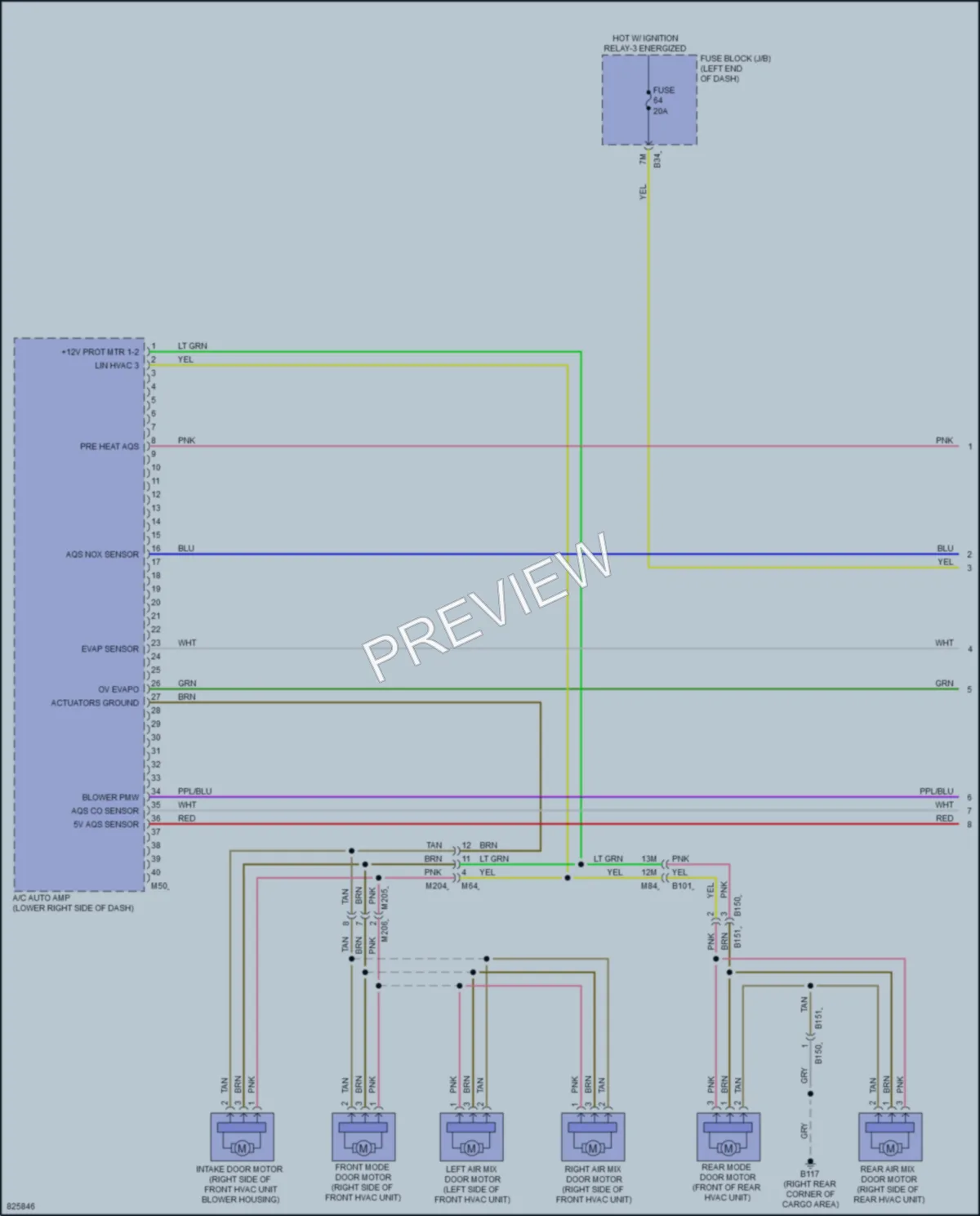 2023 Infiniti QX60 Air Conditioning wiring diagram preview