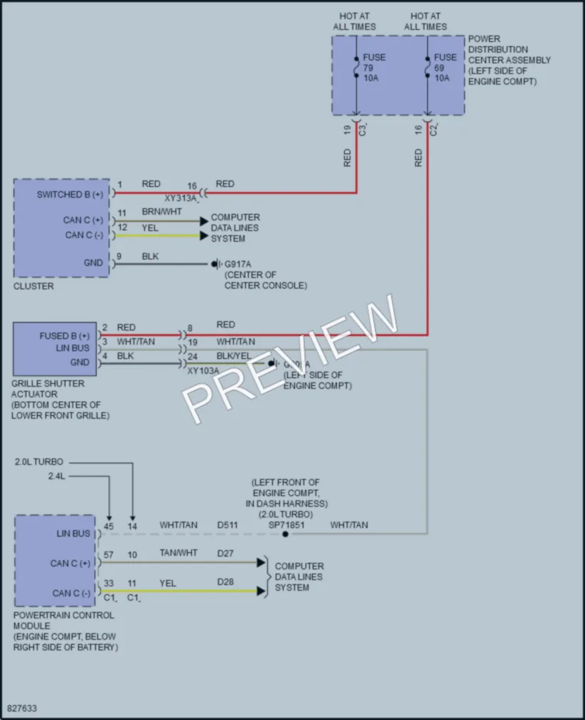 2023 Jeep Cherokee Active Bodyworks wiring diagram preview