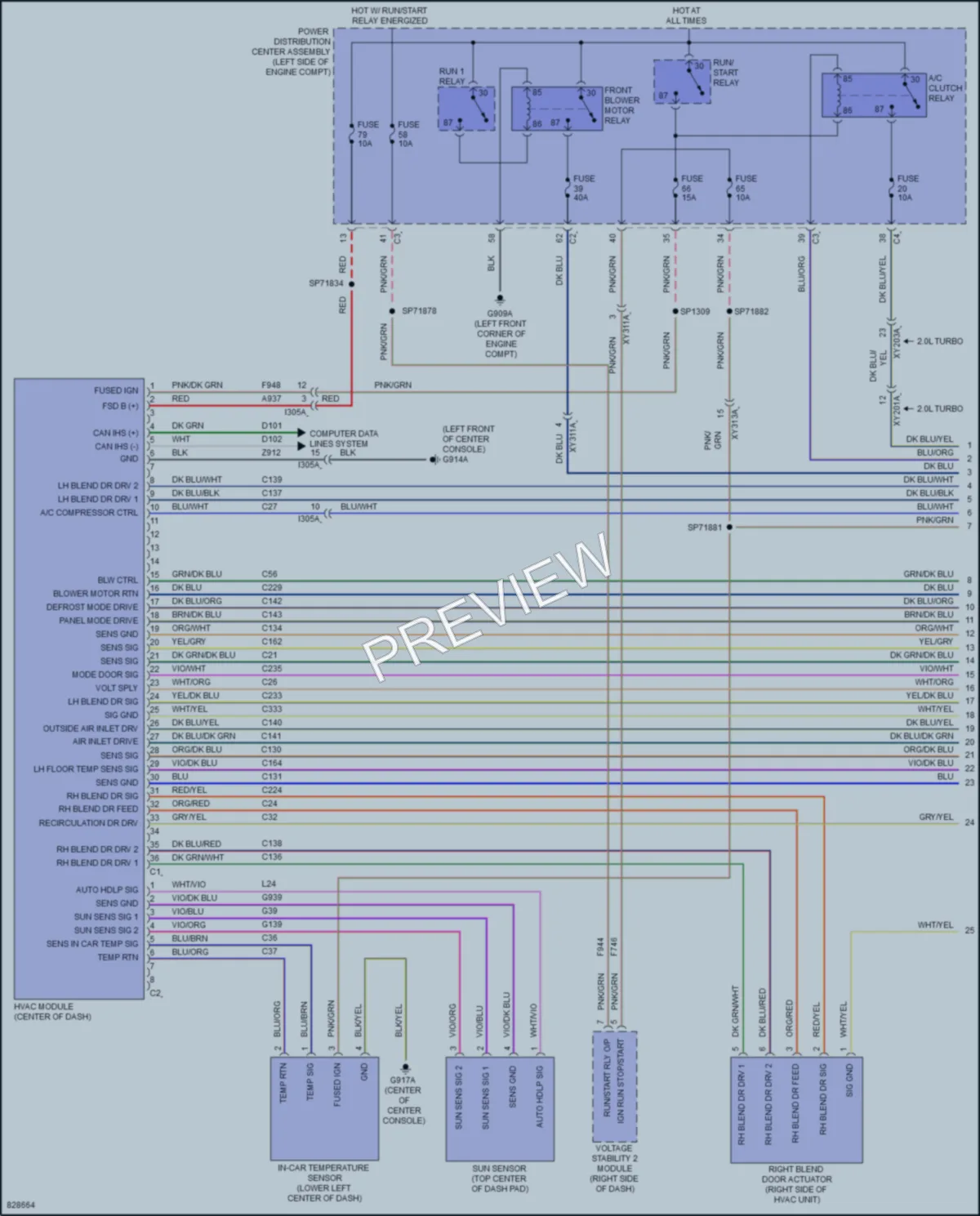 2023 Jeep Cherokee Air Conditioning wiring diagram preview
