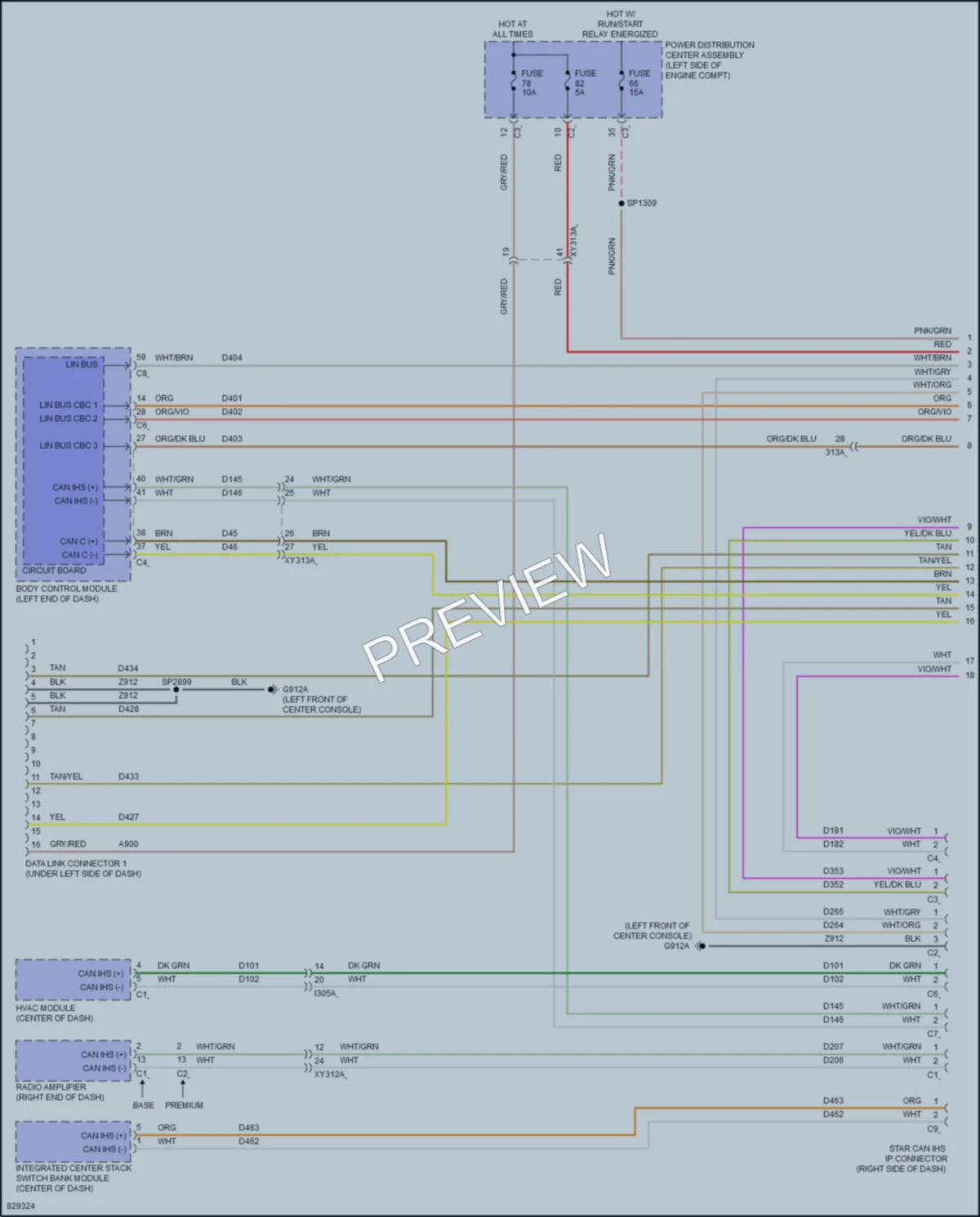 2023 Jeep Cherokee Computer Data Lines wiring diagram preview