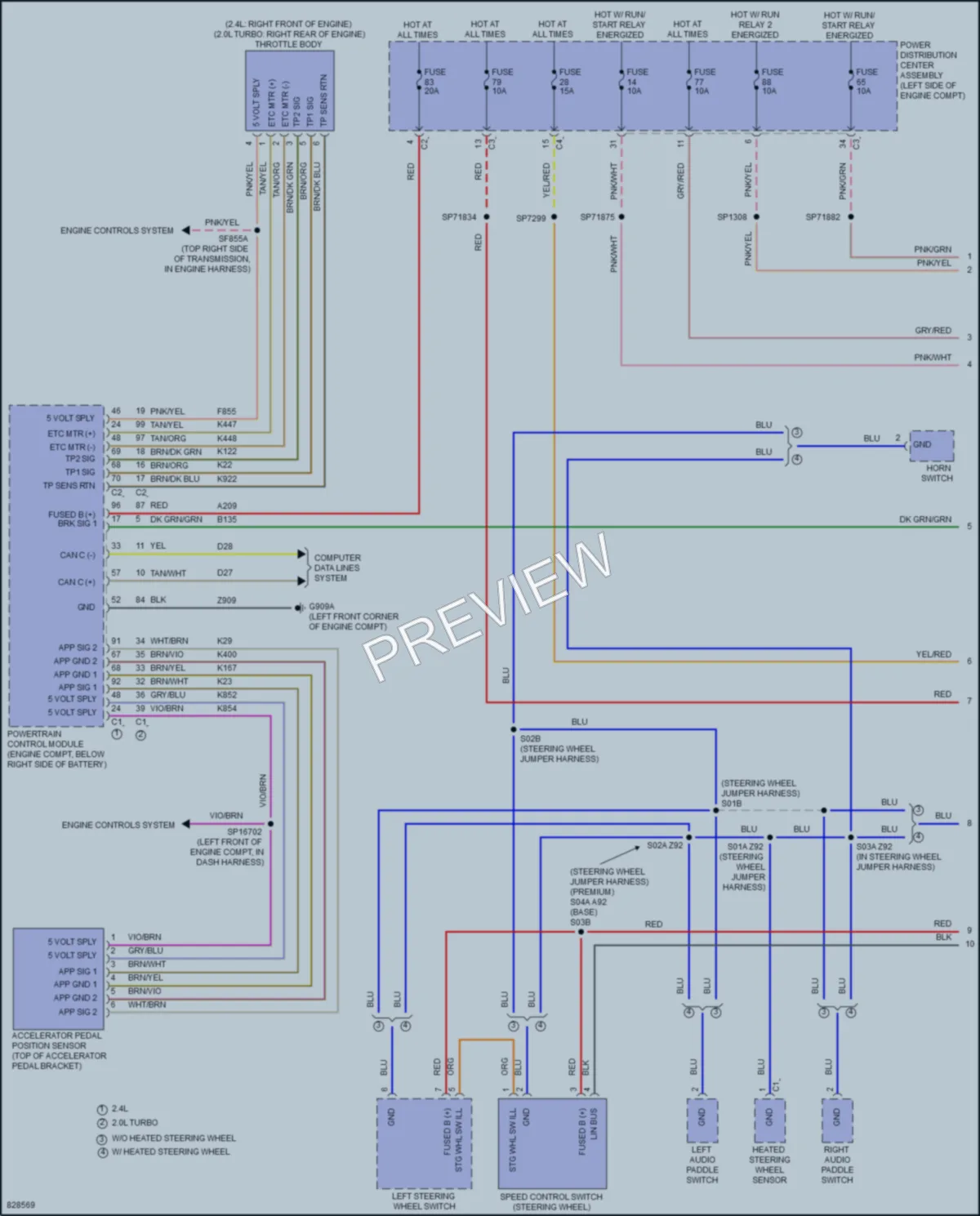 2023 Jeep Cherokee Cruise Control wiring diagram preview