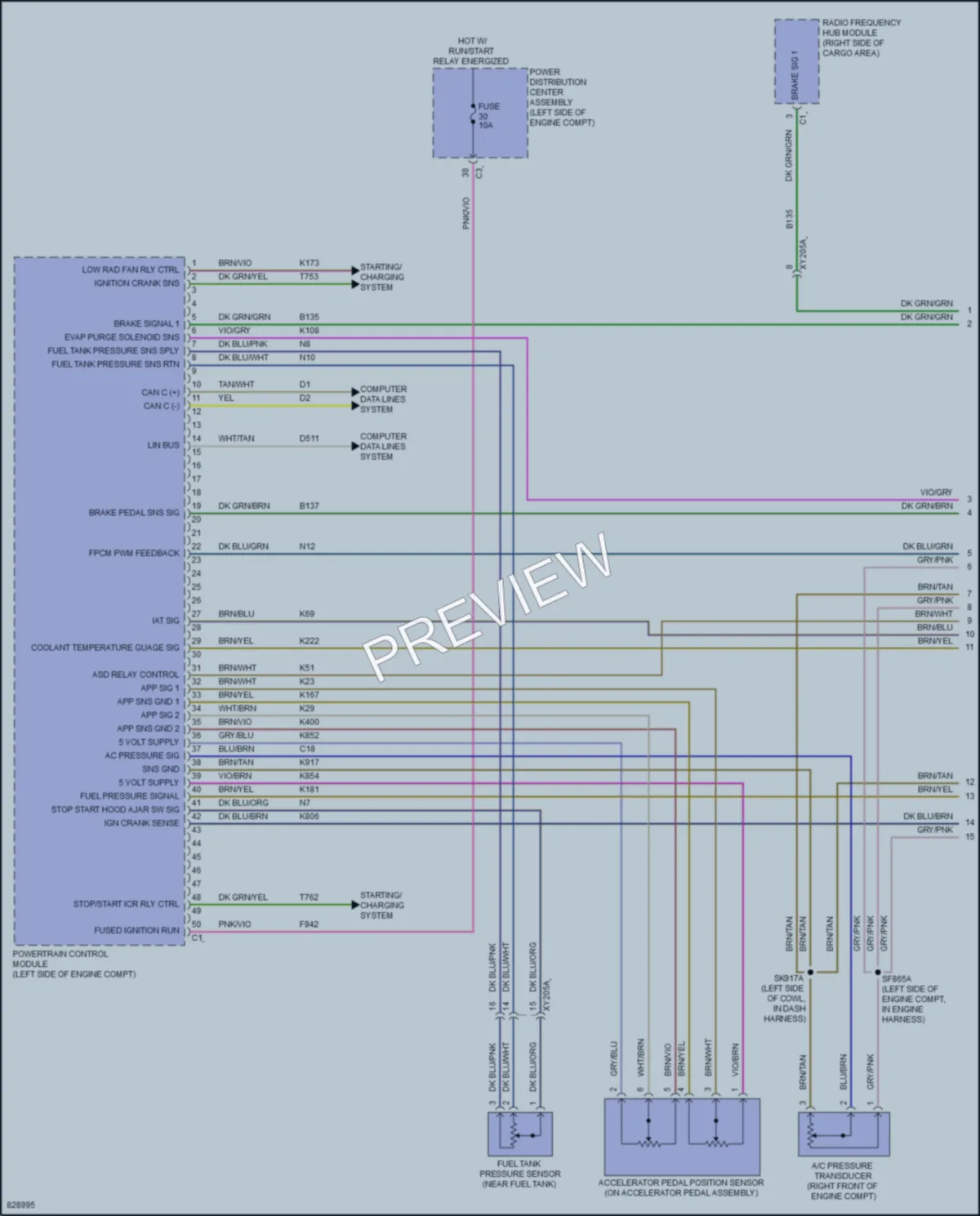 2023 Jeep Compass Engine Performance wiring diagram preview