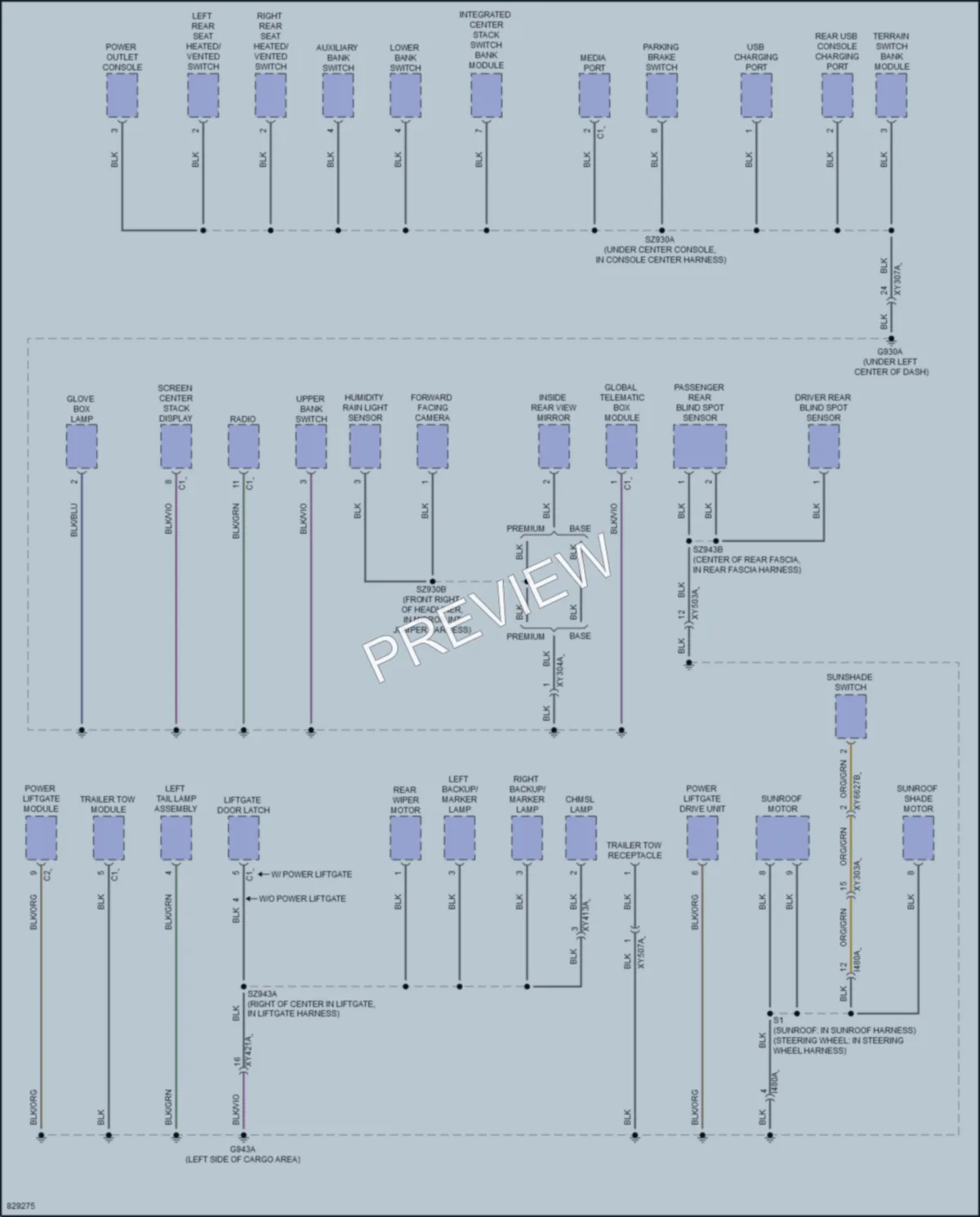 2023 Jeep Compass Ground Distribution wiring diagram preview