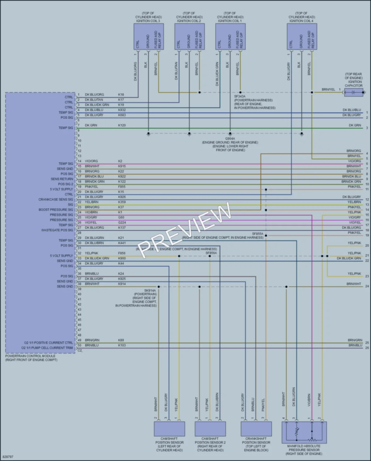 2023 Jeep GrandCherokee Engine Performance wiring diagram preview