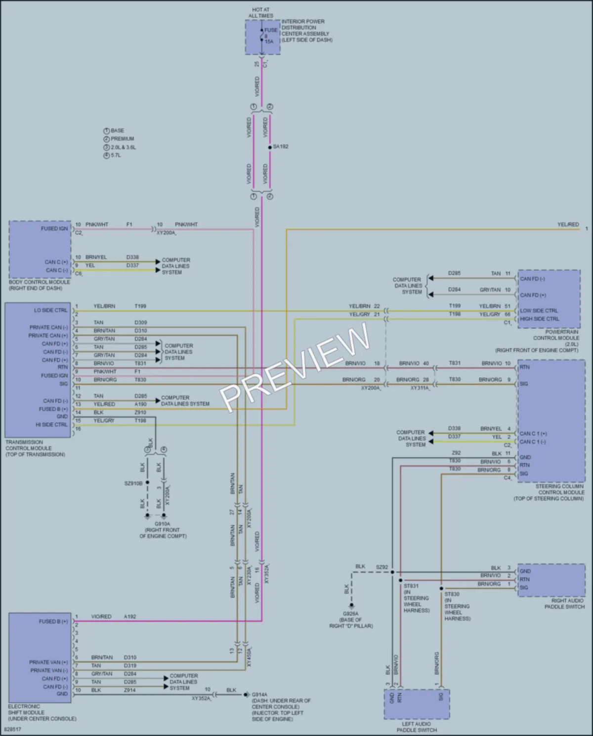 2023 Jeep GrandCherokee Transmission wiring diagram preview