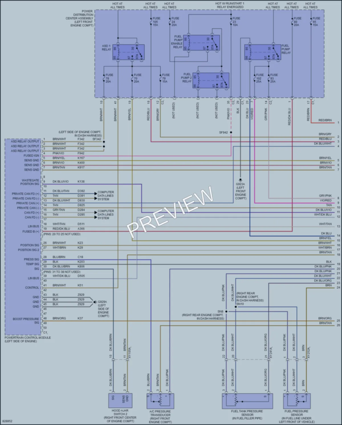 2023 Jeep GrandWagoneer Engine Performance wiring diagram preview