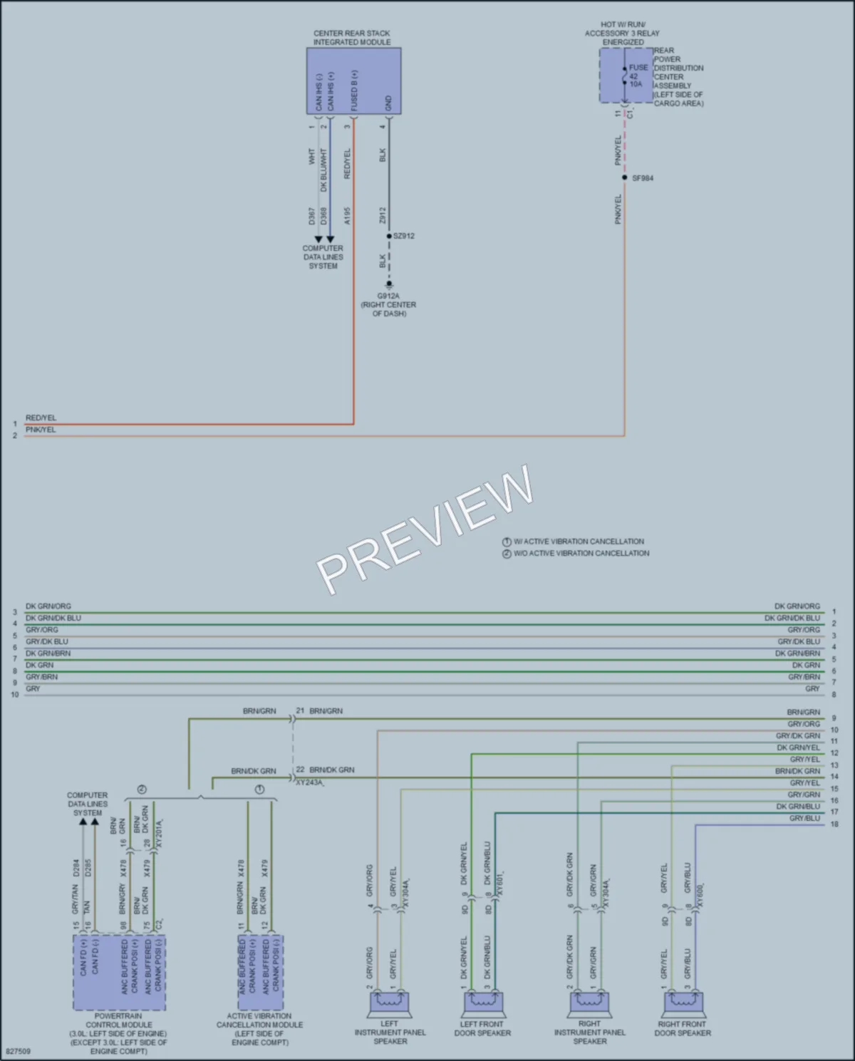 2023 Jeep GrandWagoneer Navigation wiring diagram preview