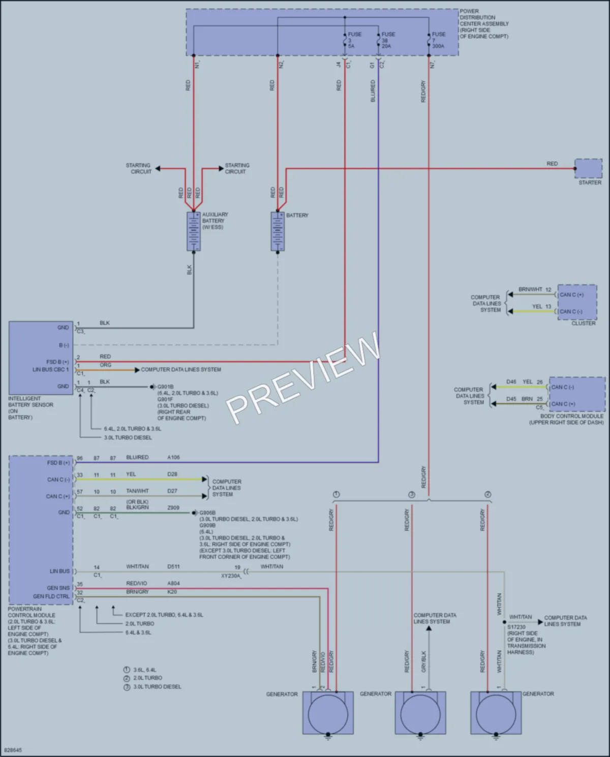 2023 Jeep Wrangler Starting Charging wiring diagram preview