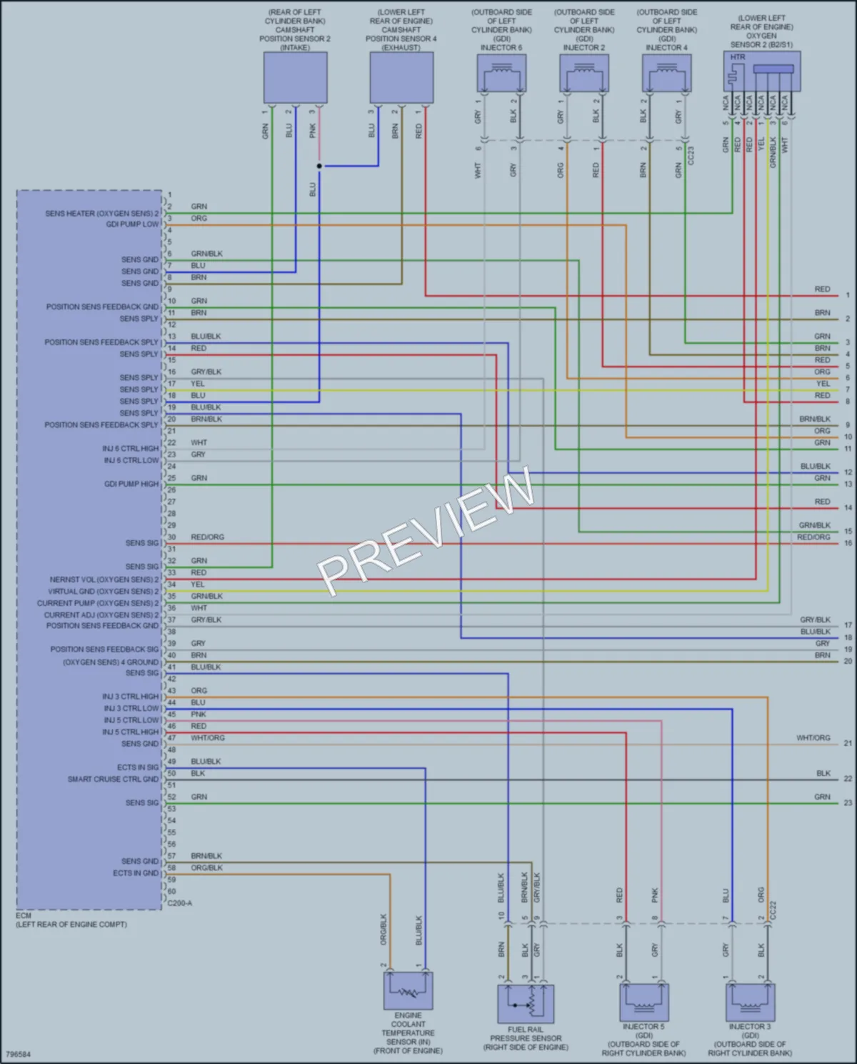 2023 Kia Carnival Engine Performance wiring diagram preview
