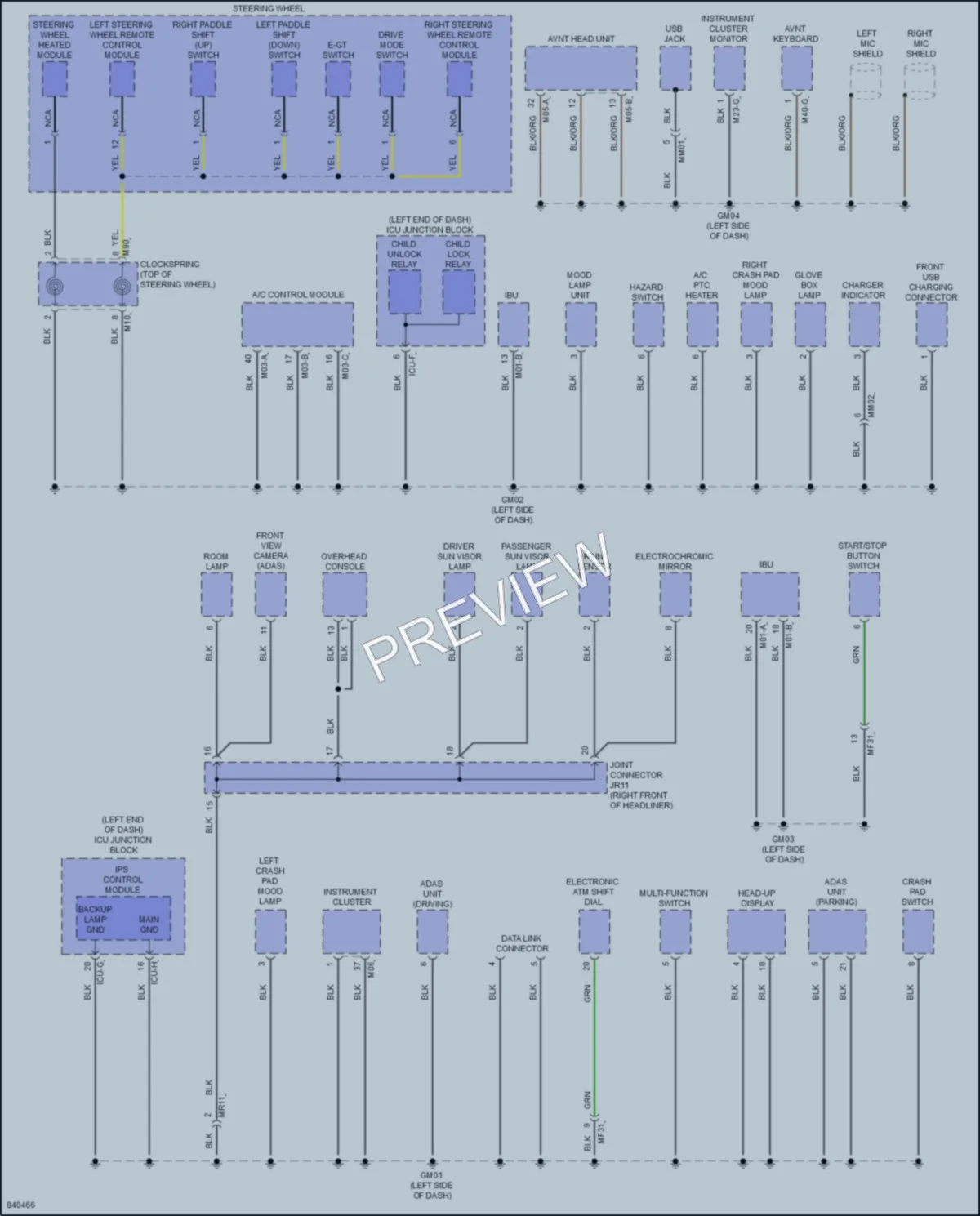 2023 Kia EV6 Ground Distribution wiring diagram preview