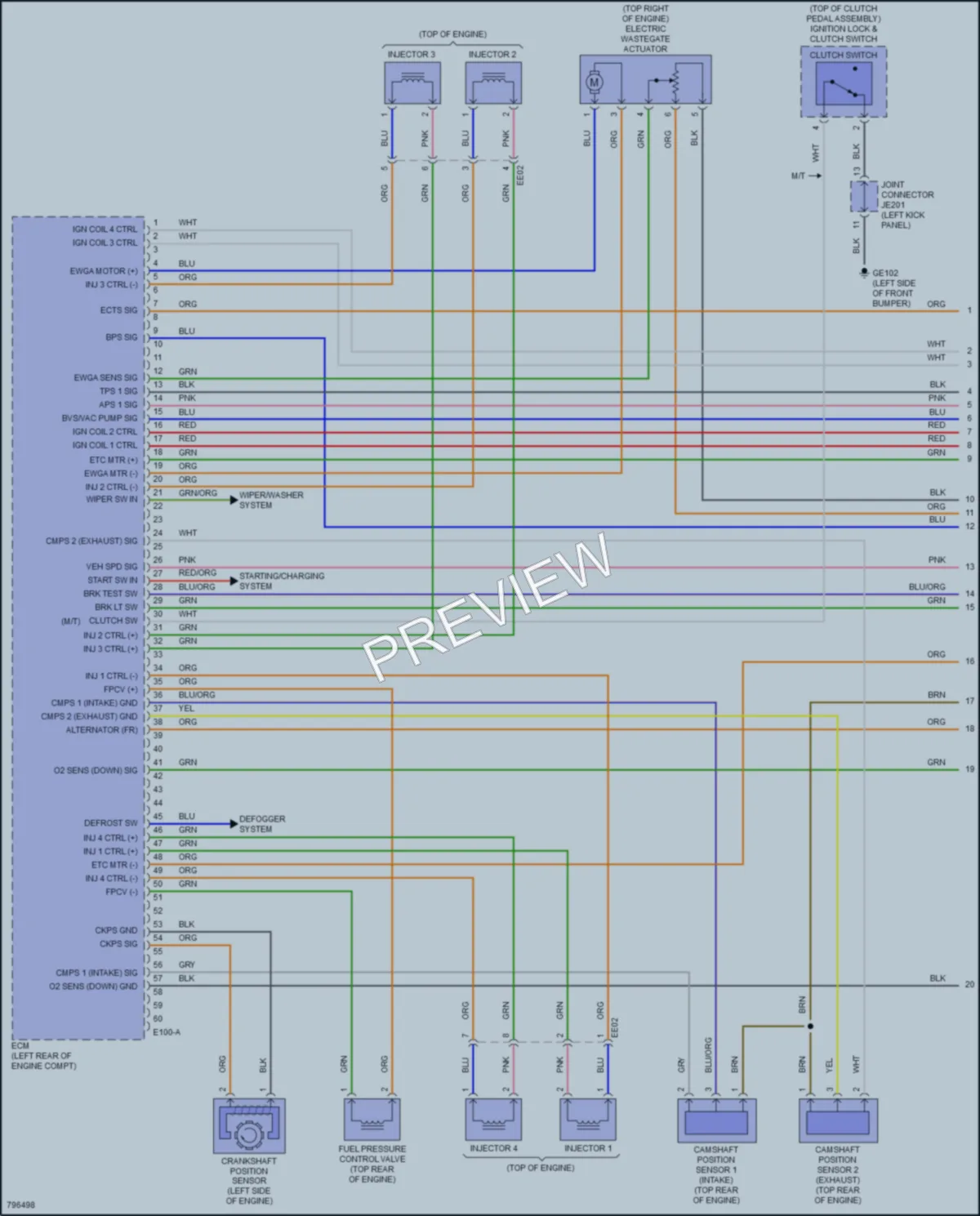 2023 Kia Forte5 Engine Performance wiring diagram preview