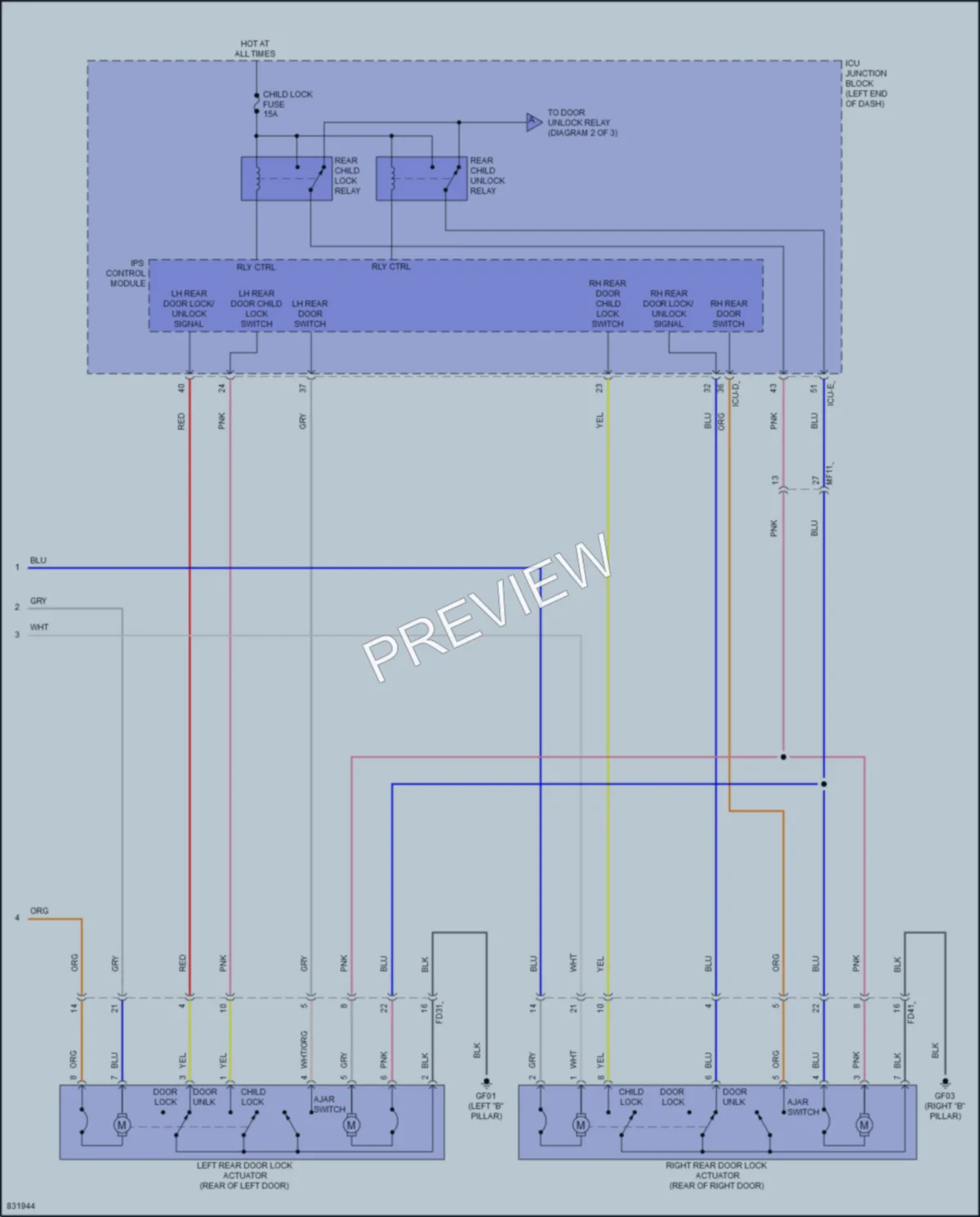 2023 Kia K5 Anti Theft wiring diagram preview