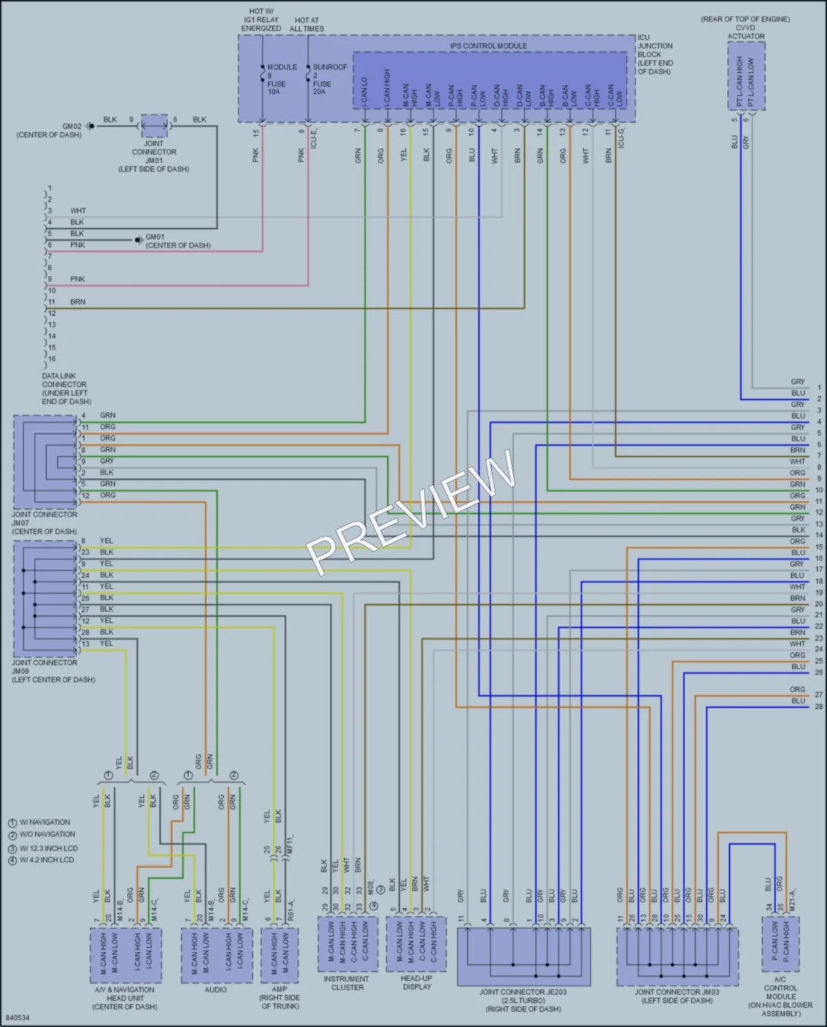 2023 Kia K5 Computer Data Lines wiring diagram preview