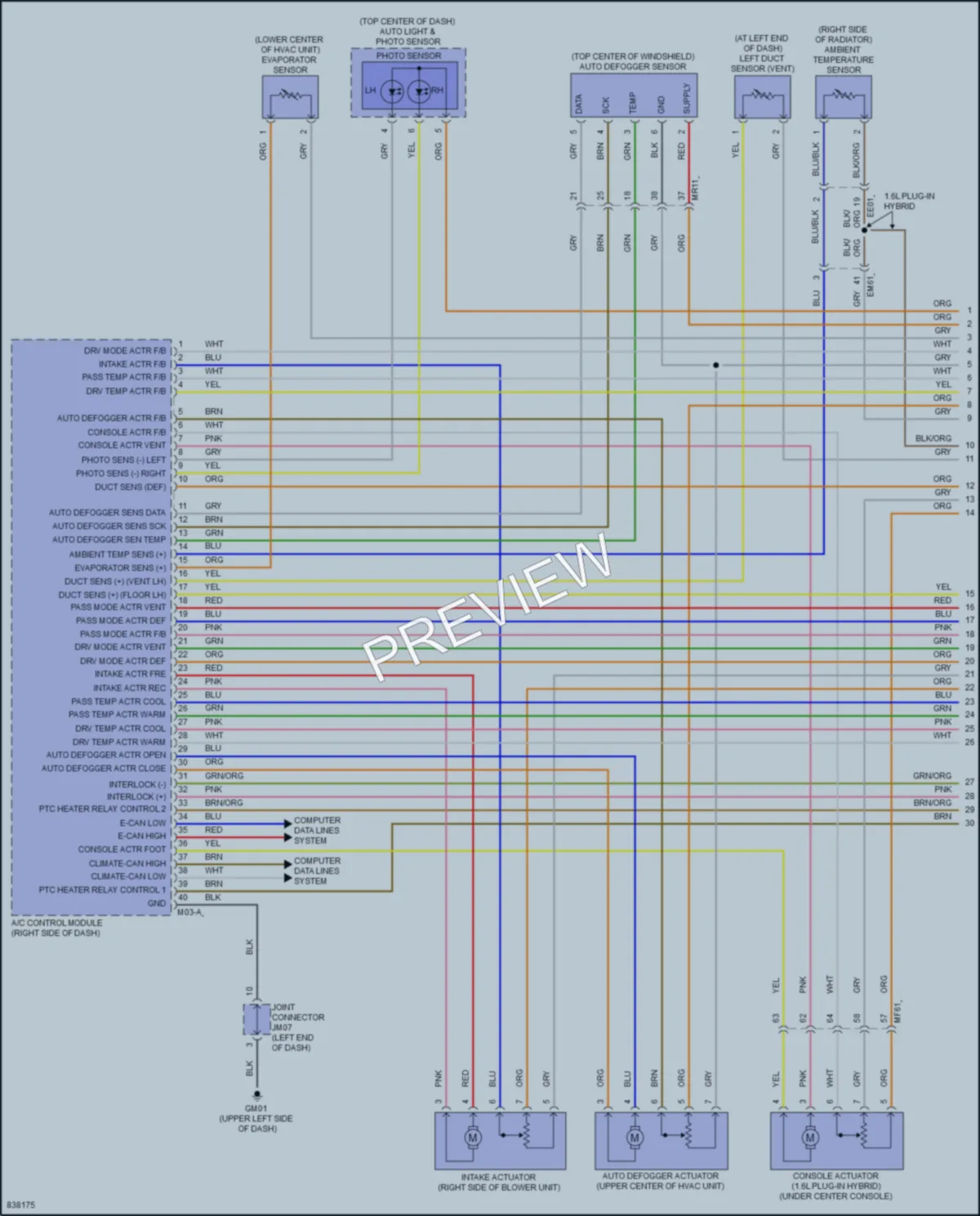 2023 Kia Niro Air Conditioning wiring diagram preview