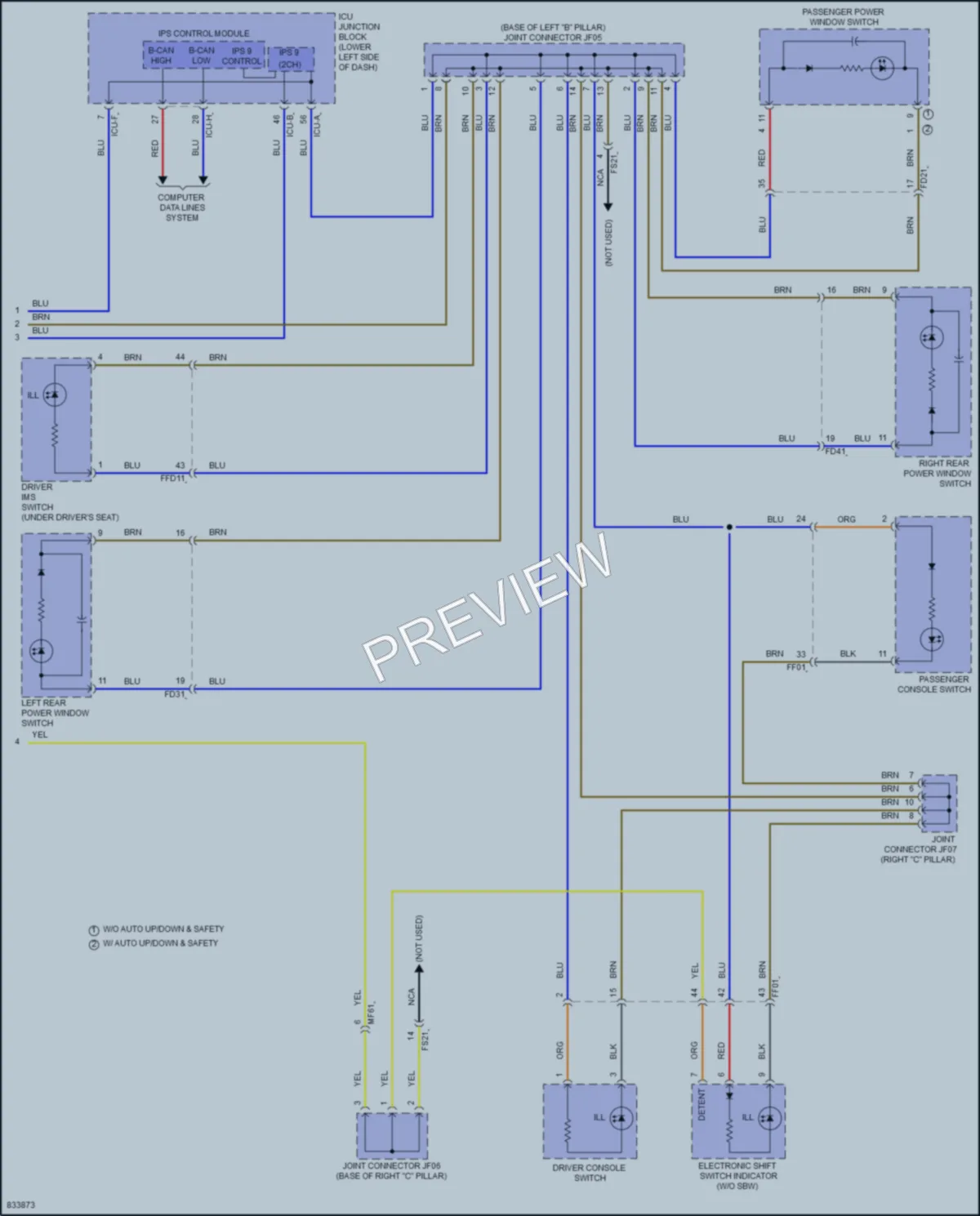 2023 Kia NiroPlugIn Interior Lights wiring diagram preview