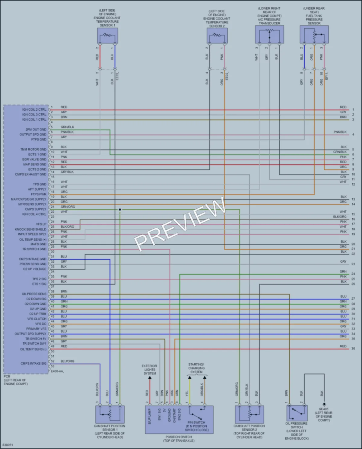 2023 Kia Rio Engine Performance wiring diagram preview