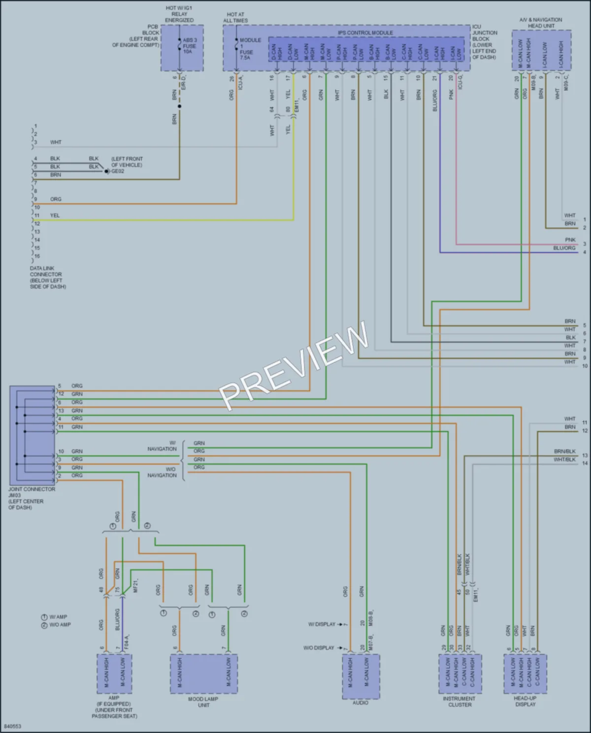 2023 Kia Seltos Computer Data Lines wiring diagram preview