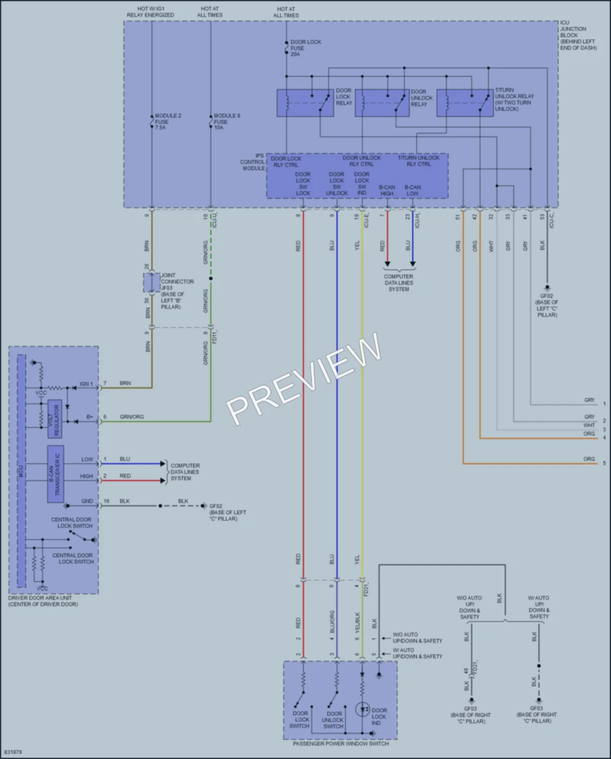 2023 Kia SorentoPlugIn Anti Theft wiring diagram preview