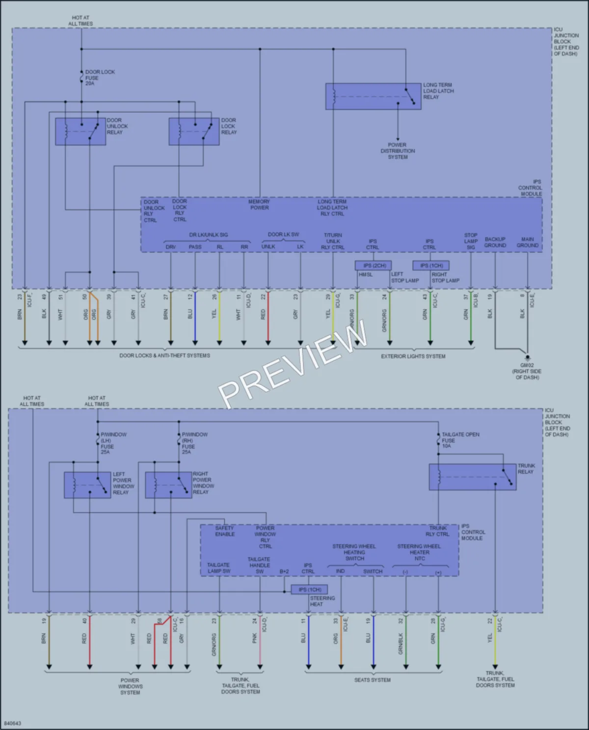 2023 Kia Soul Body Control Modules wiring diagram preview