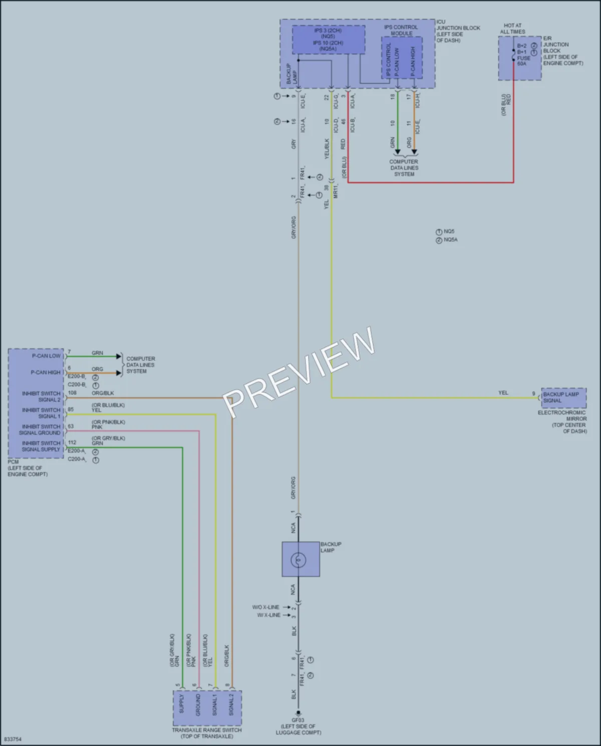 2023 Kia Sportage Exterior Lights wiring diagram preview