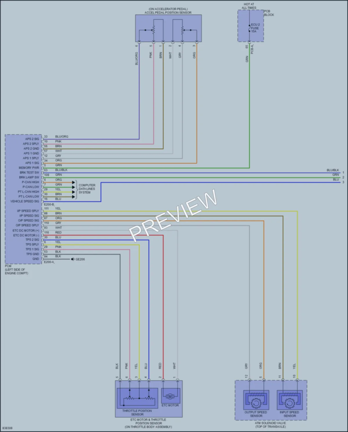 2023 Kia SportageHybrid Cruise Control wiring diagram preview