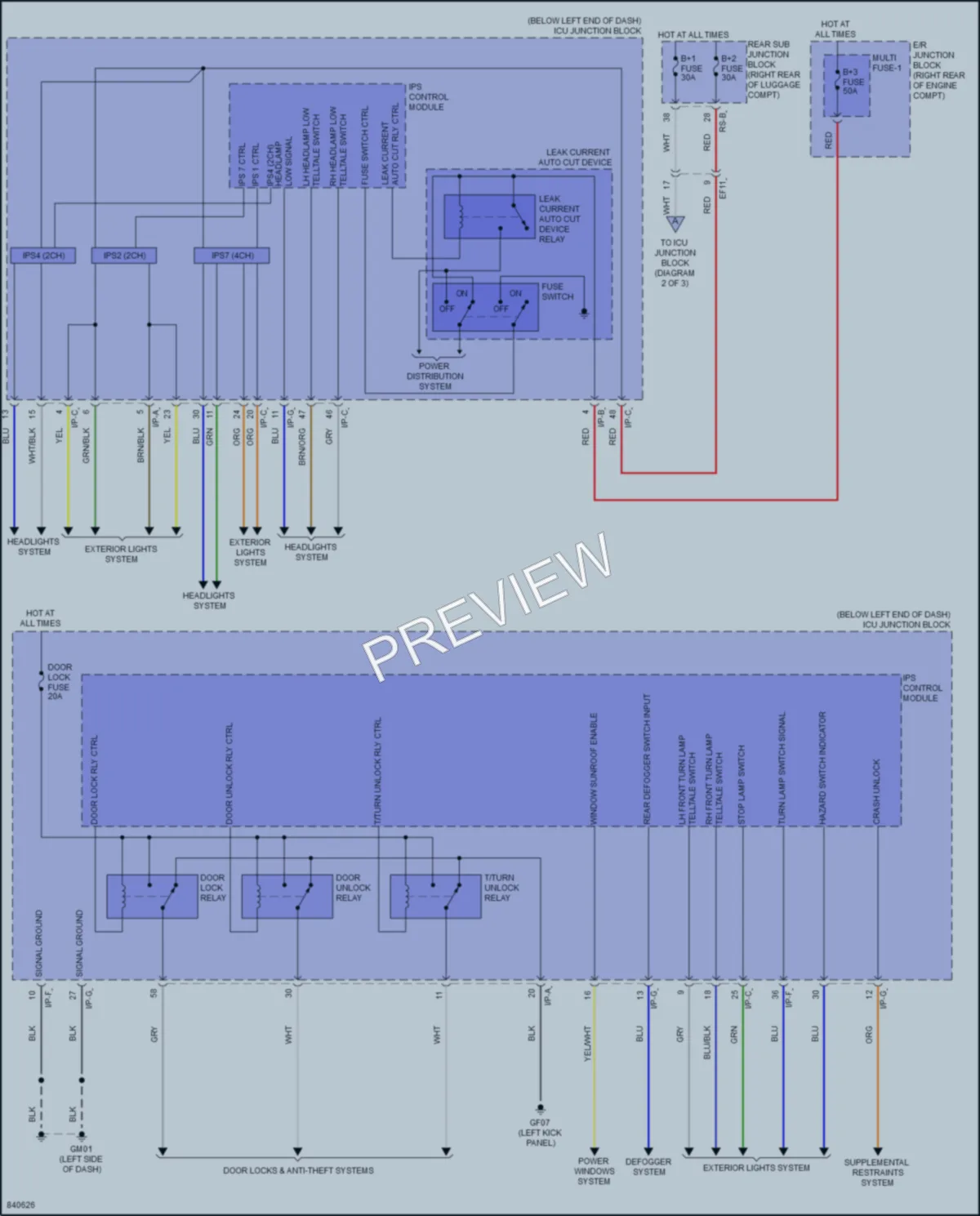 2023 Kia Stinger Body Control Modules wiring diagram preview