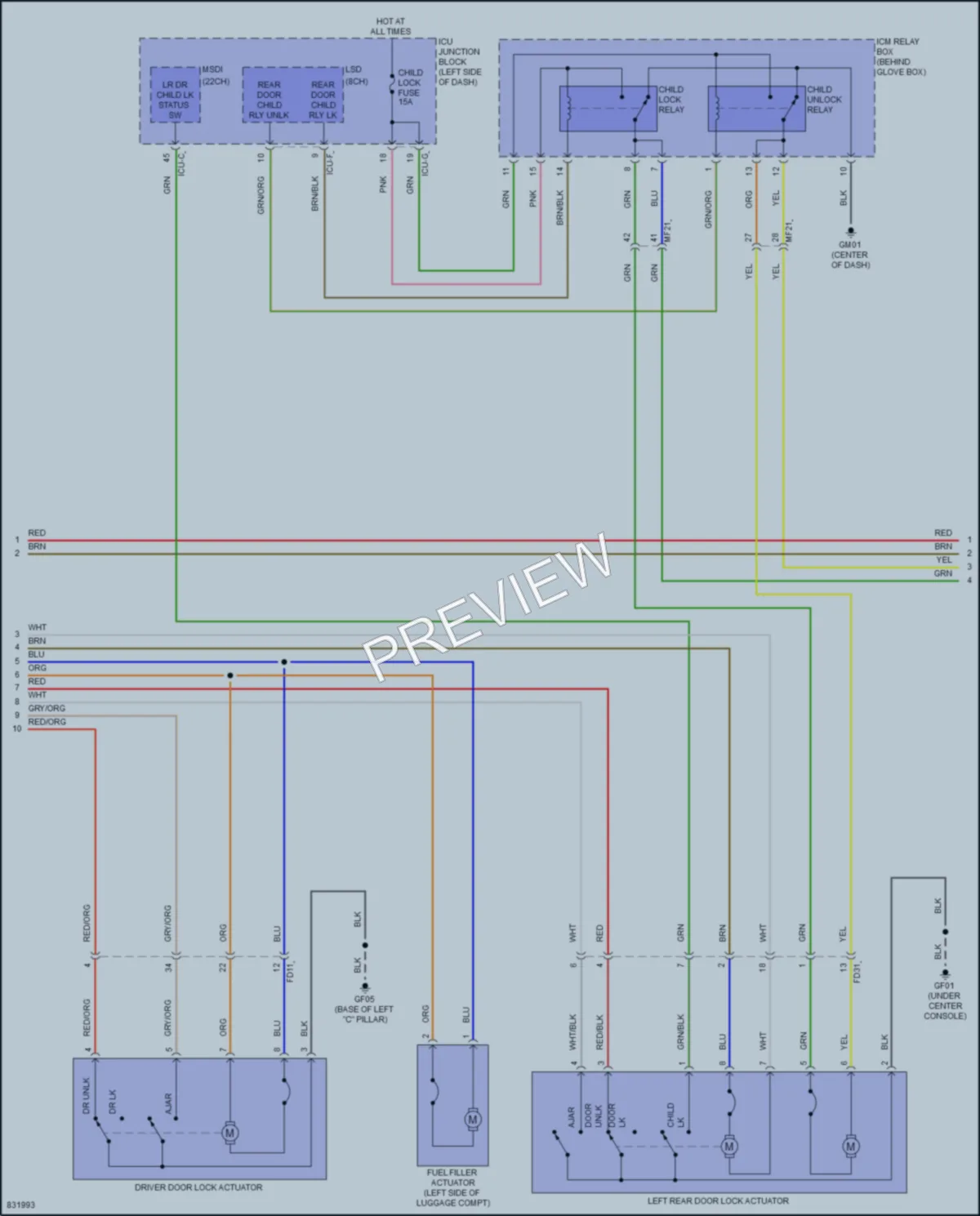 2023 Kia Telluride Anti Theft wiring diagram preview
