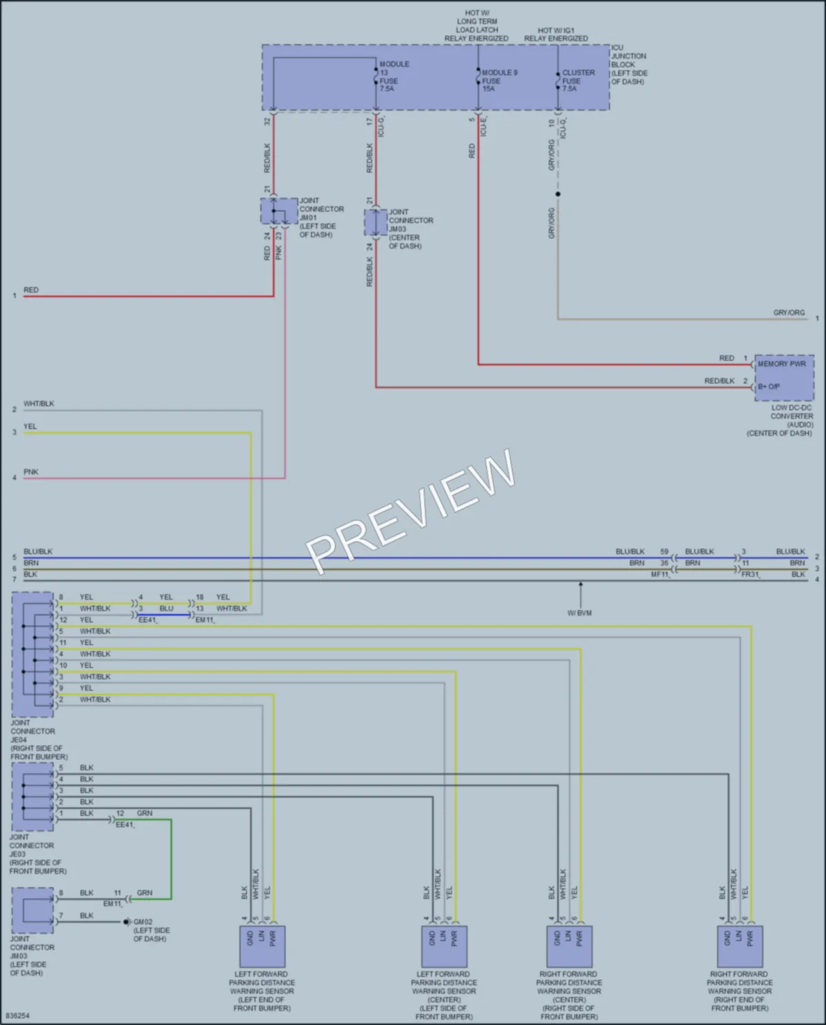 2023 Kia Telluride Navigation wiring diagram preview
